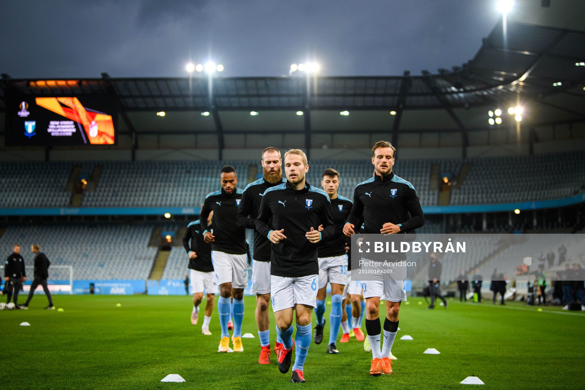 Oscar Lewicki and Eric Larsson of Malmö FF