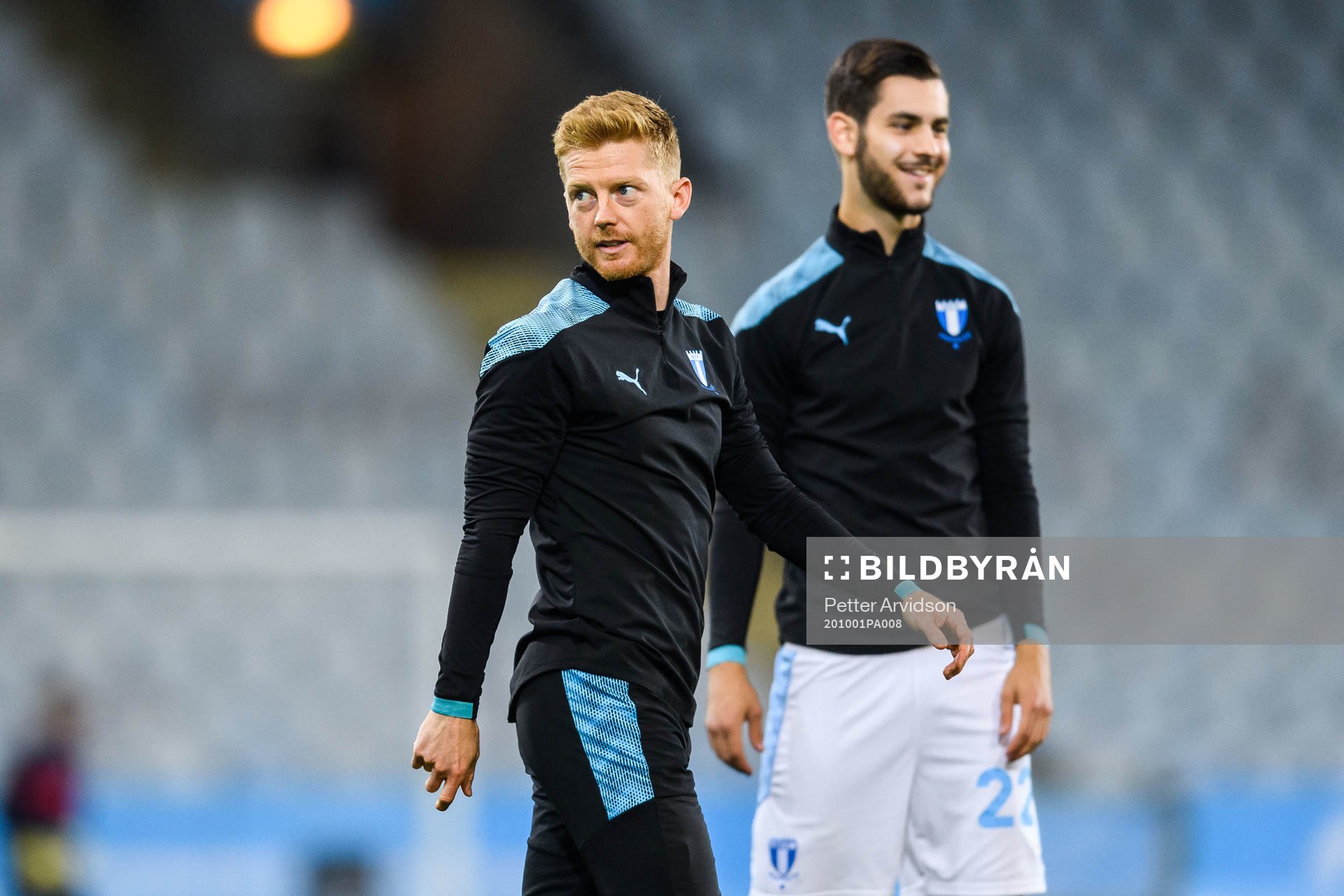 Anders Christiansen and Adi Nalic of Malmö FF