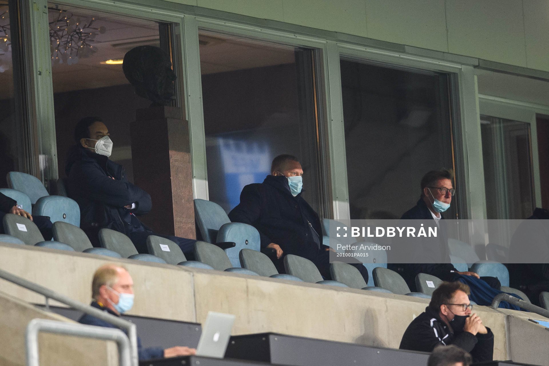 Chairman of Malmö FF Anders Pålsson in the stands