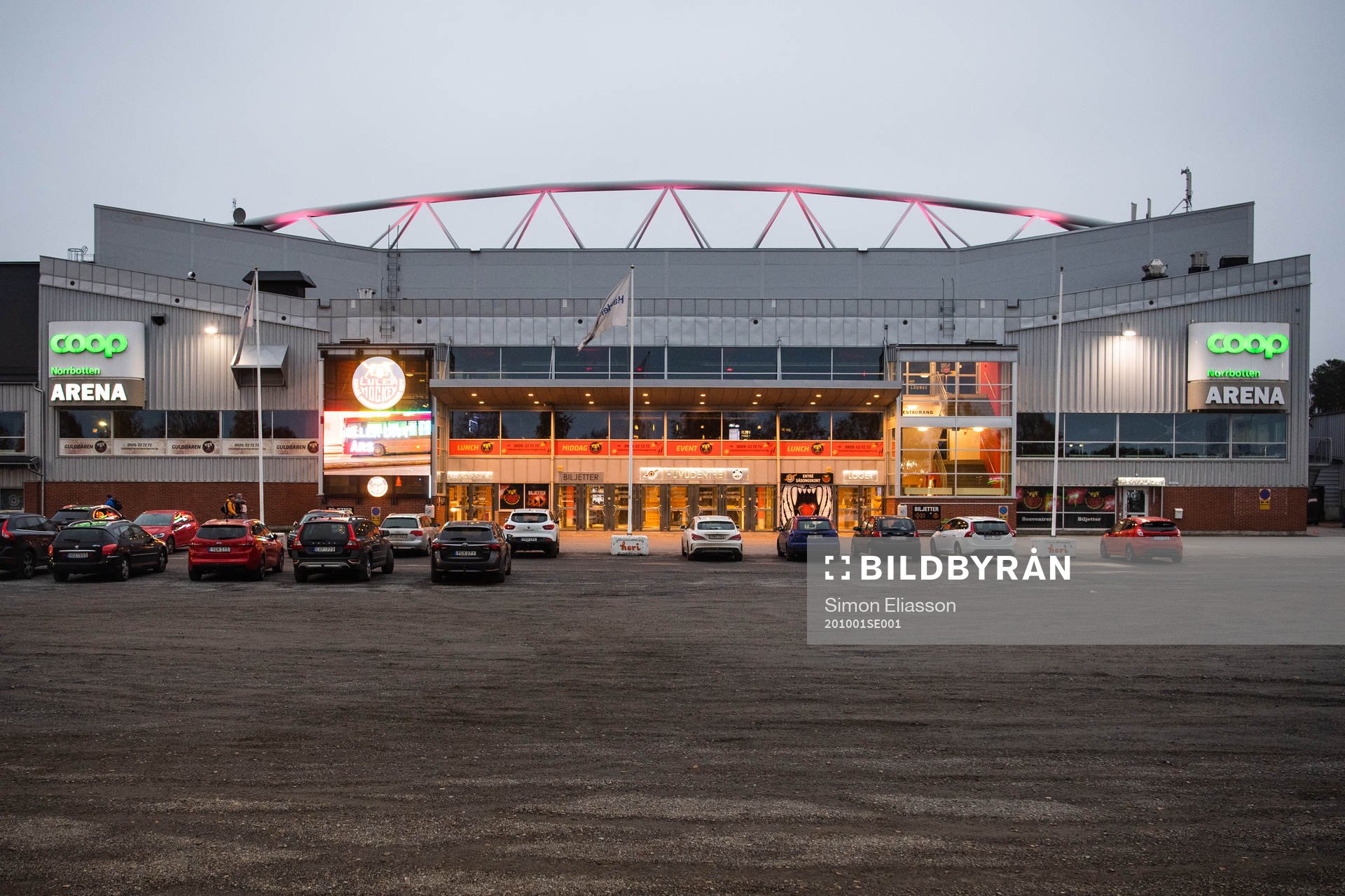Coop Norrbotten Arena exteriör