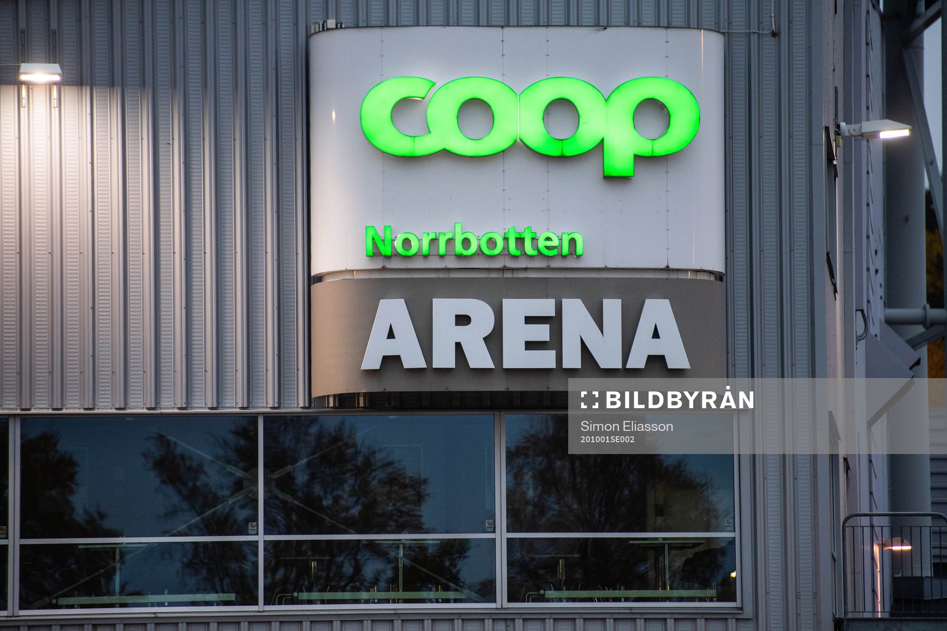 Coop Norrbotten Arena exteriör