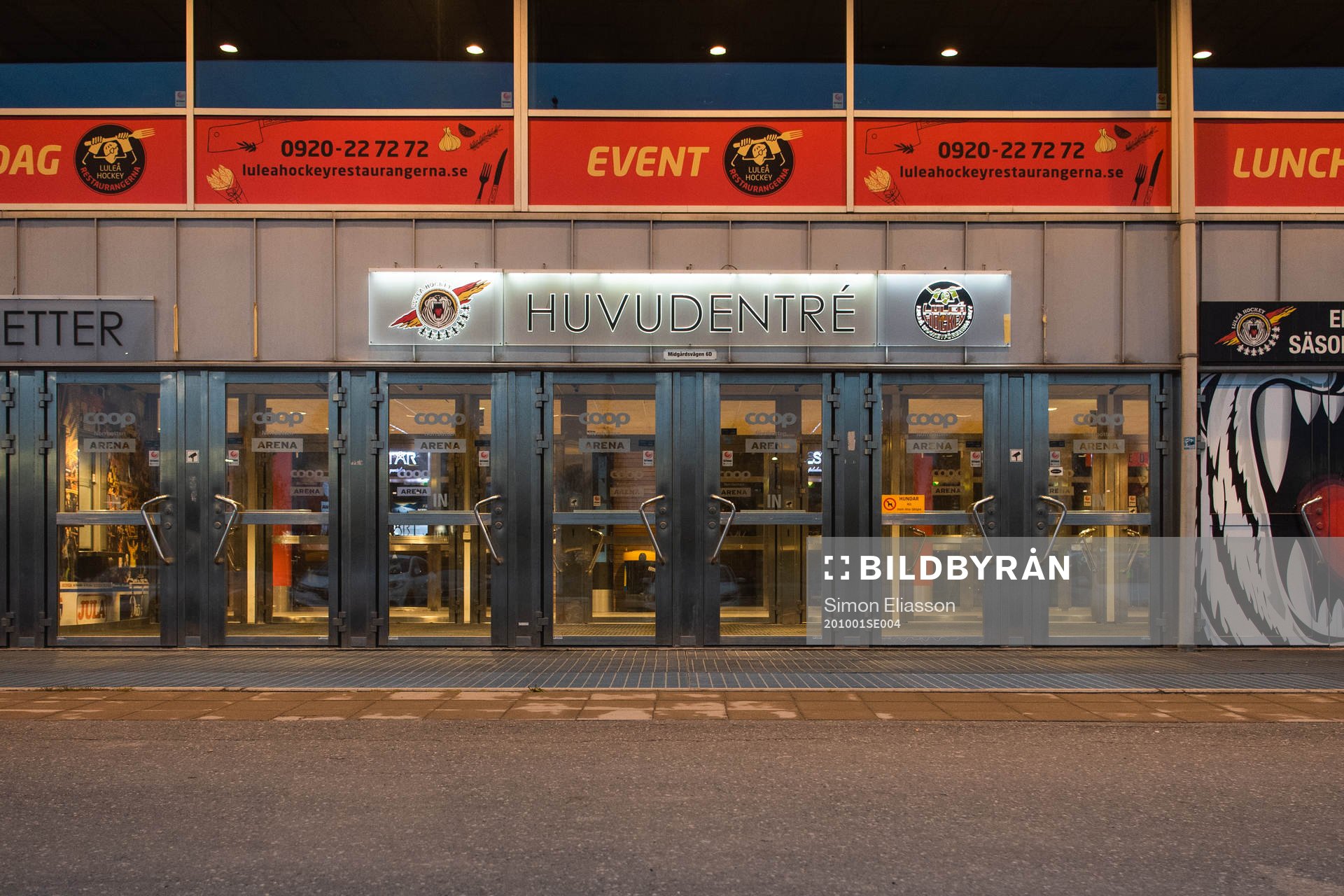 Coop Norrbotten Arena exteriör