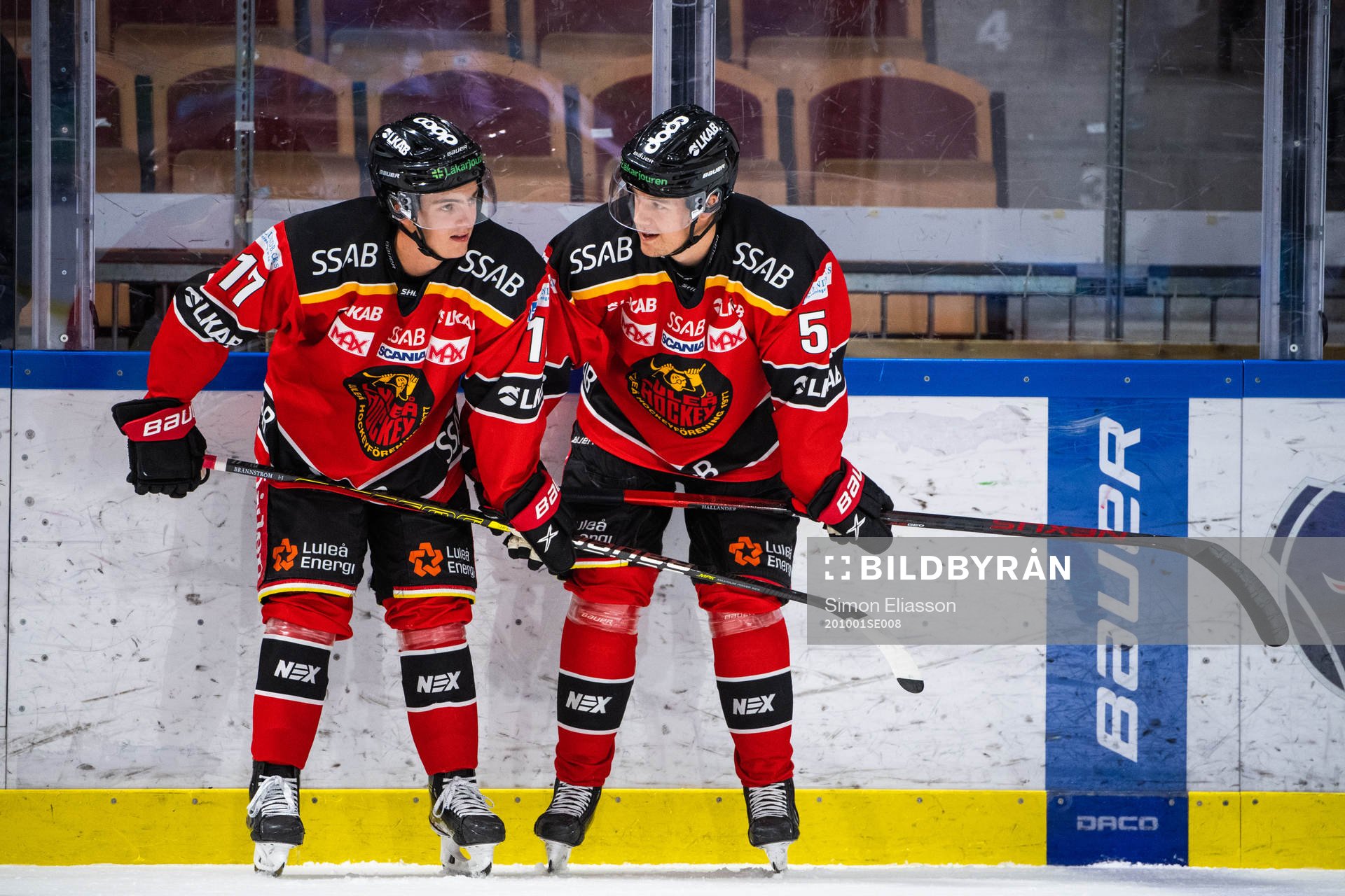 Luleås Isac Brännström och Filip Hållander