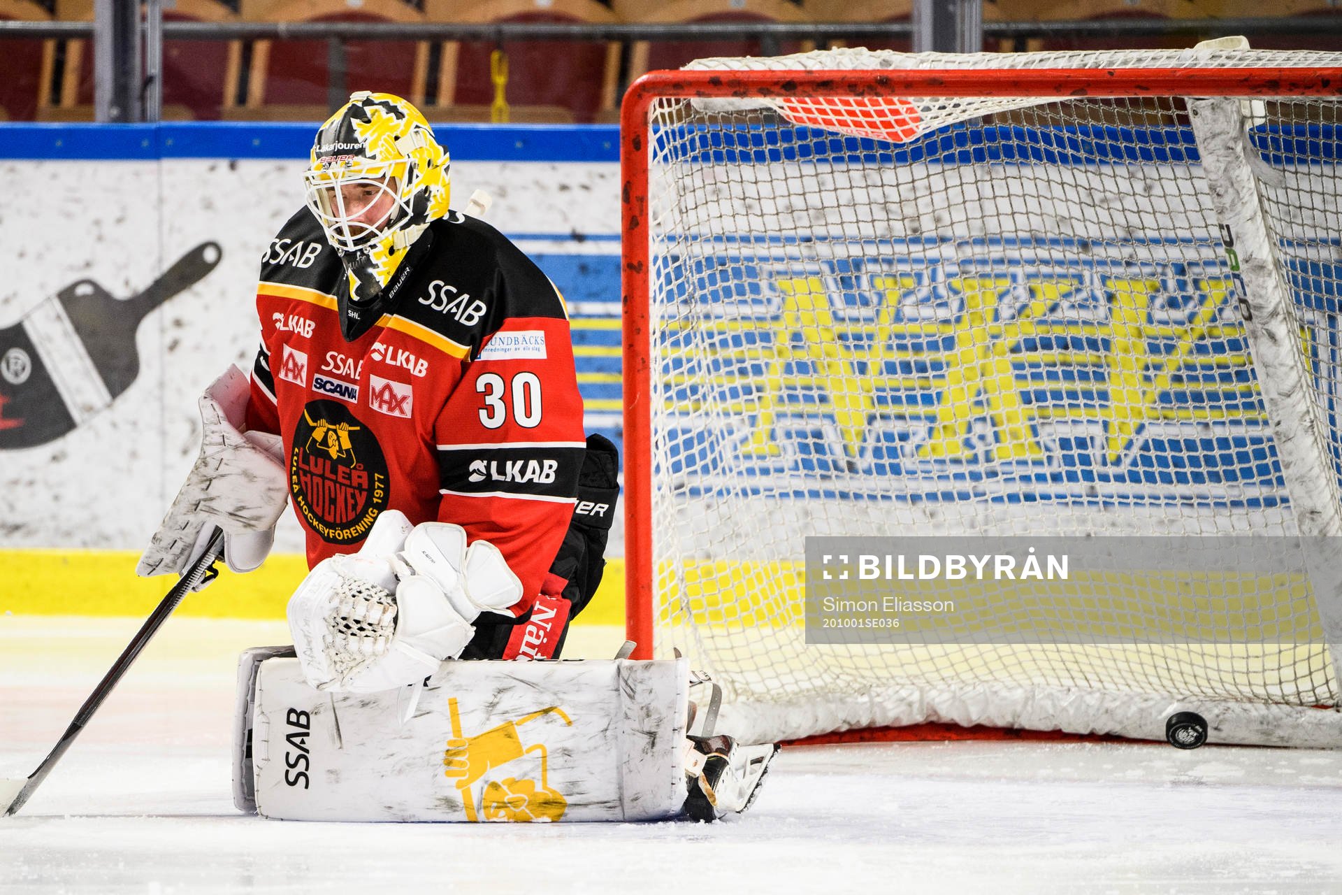 Luleås målvakt David Rautio släpper in 5-3