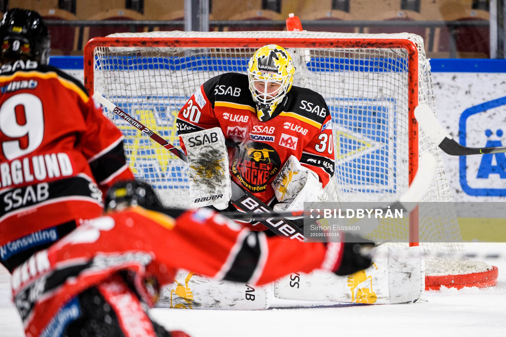 Luleås målvakt David Rautio
