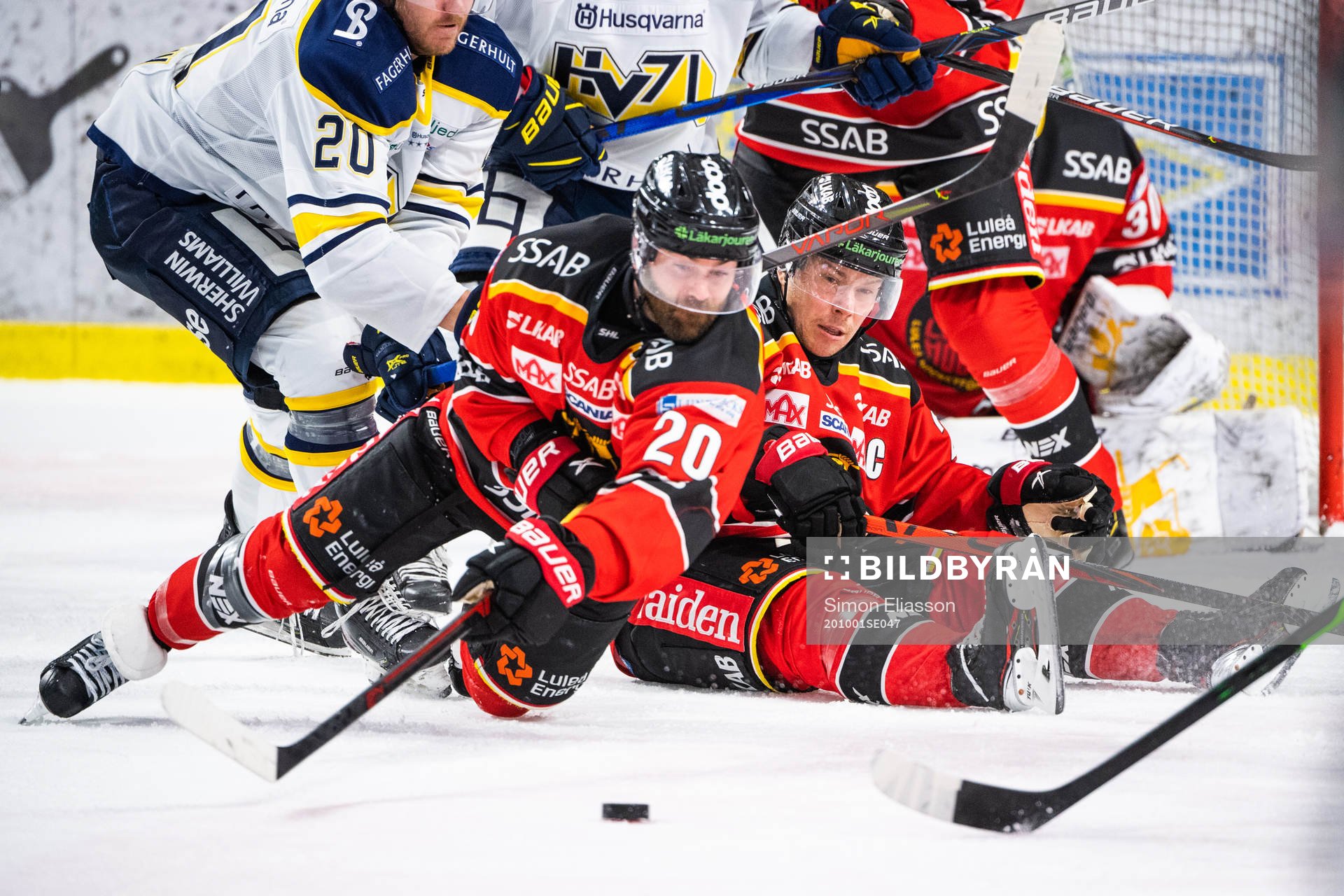 Luleås Jack Connolly och Erik Gustafsson