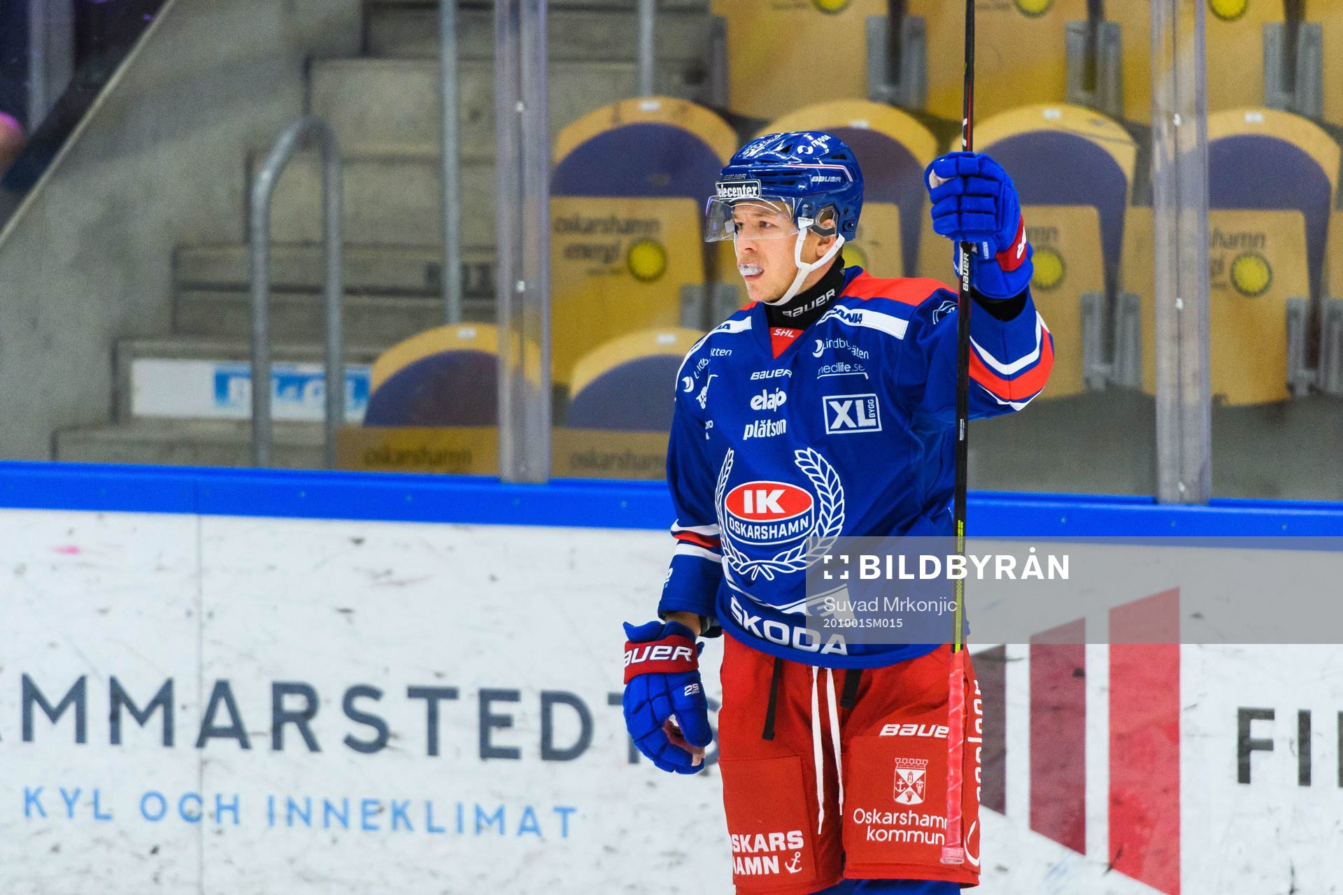 Oskarshamns Kim Strömberg jublar