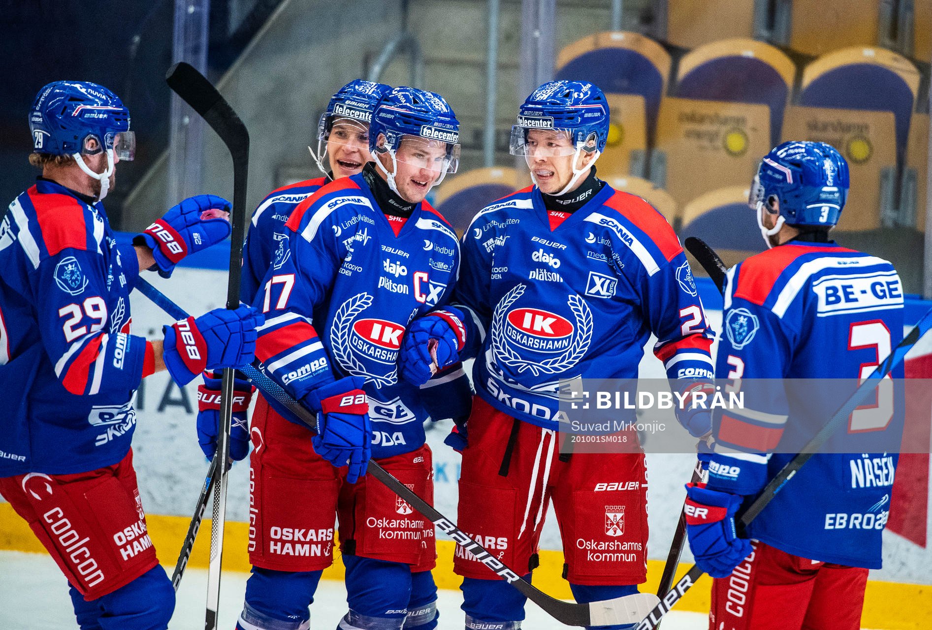 Oskarshamns Kim Strömberg jublar
