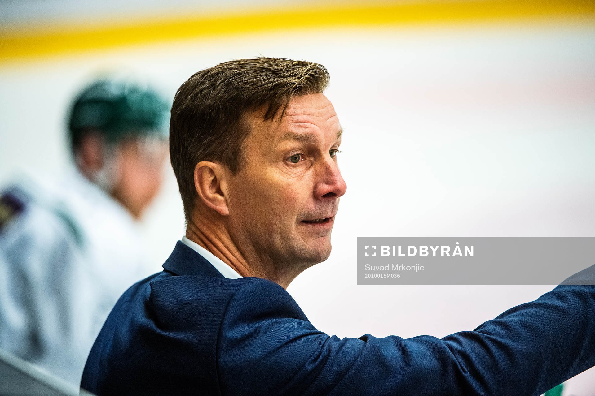 Färjestads huvudtränare Johan Pennerborn