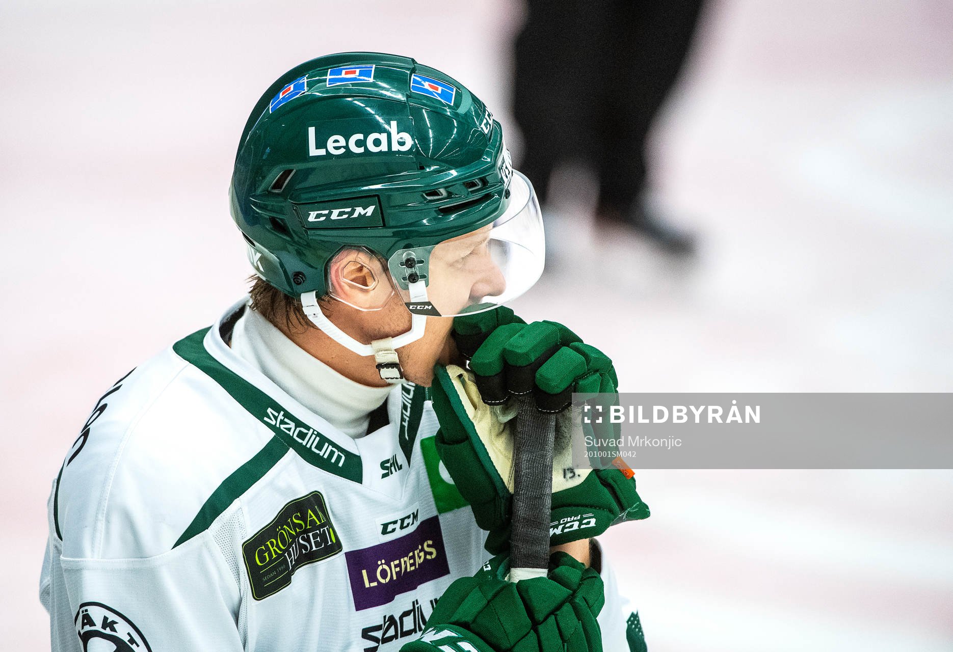 Färjestads Daniel Viksten deppar