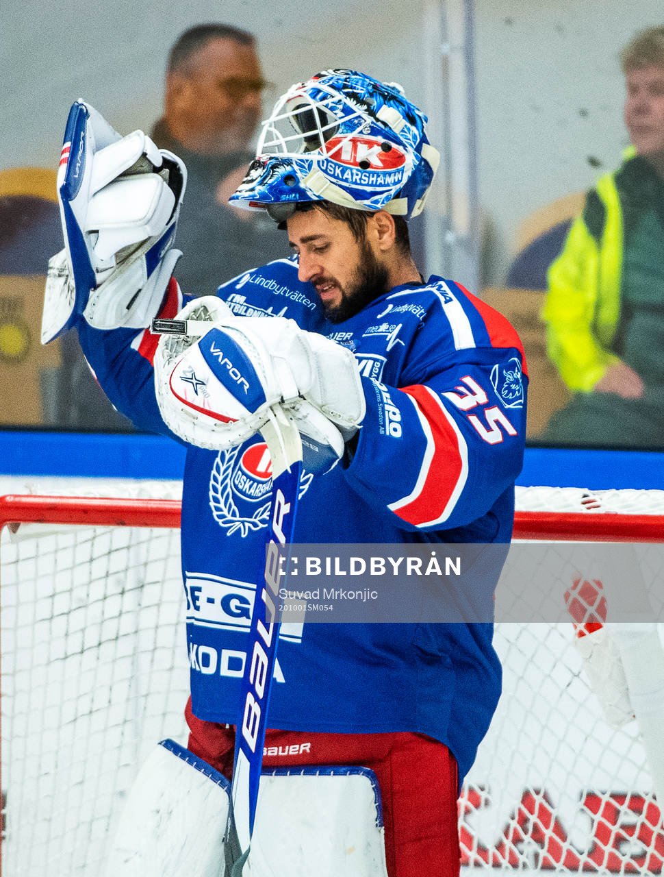 Oskarshamns målvakt Joe Cannata