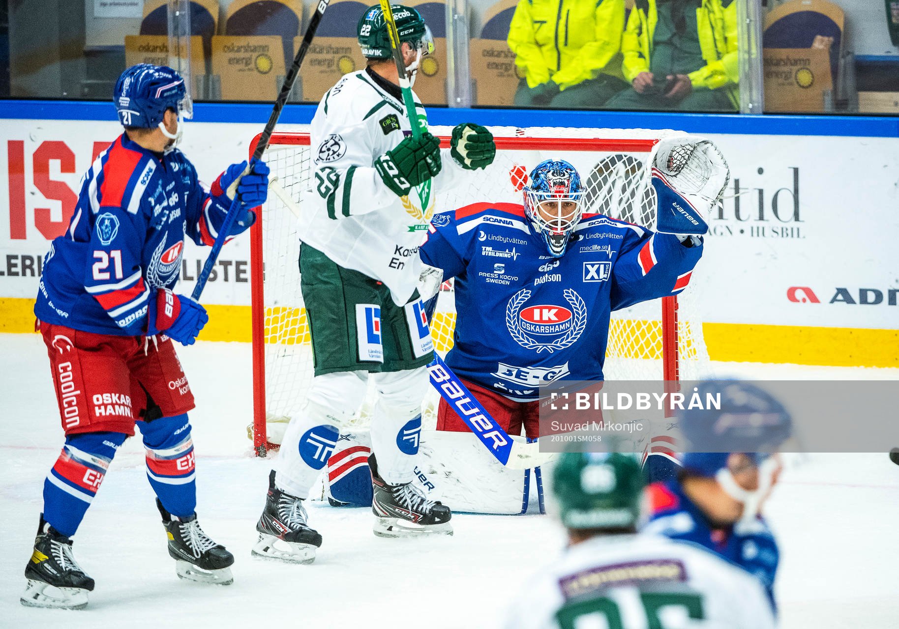 Oskarshamns målvakt Joe Cannata