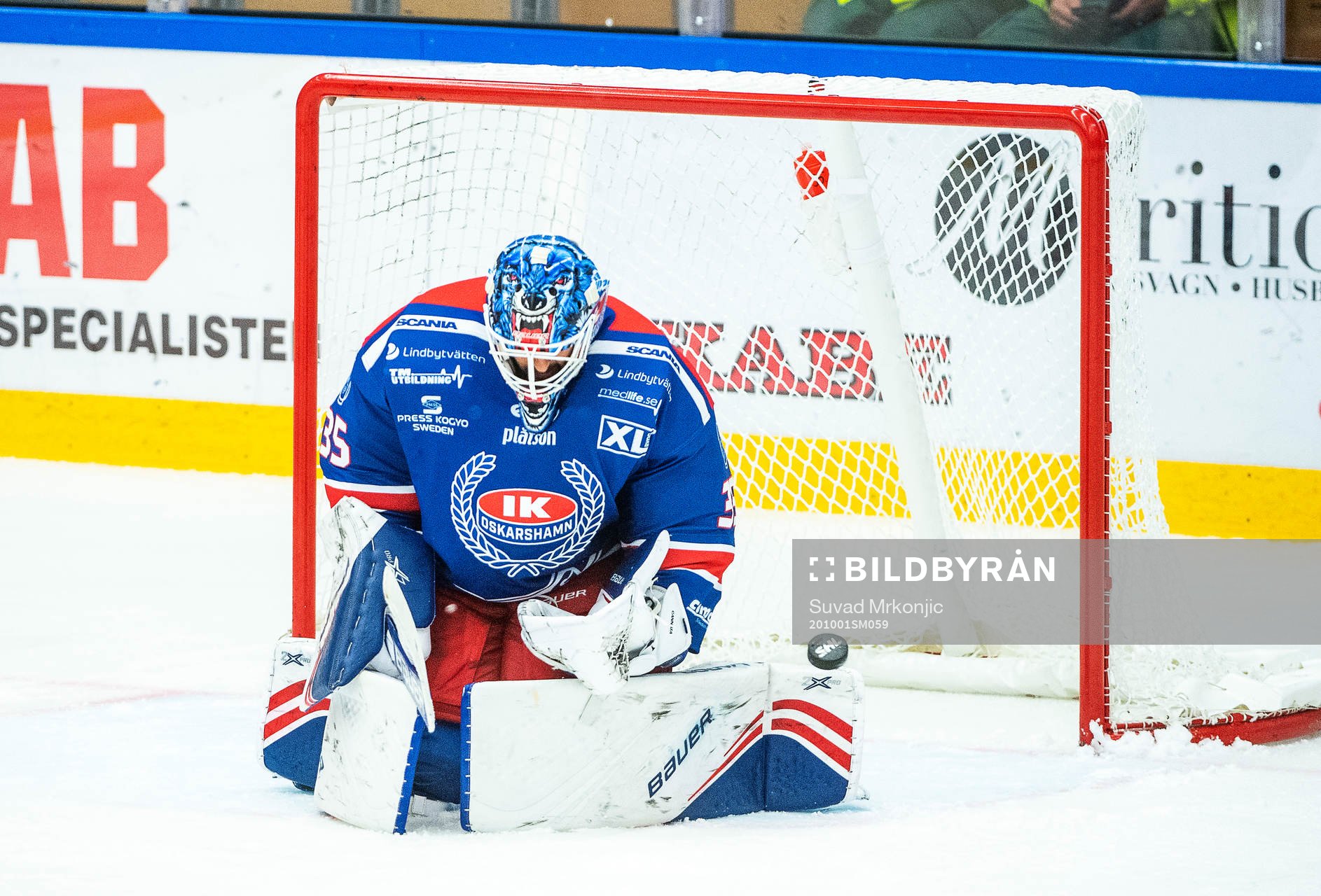 Oskarshamns målvakt Joe Cannata