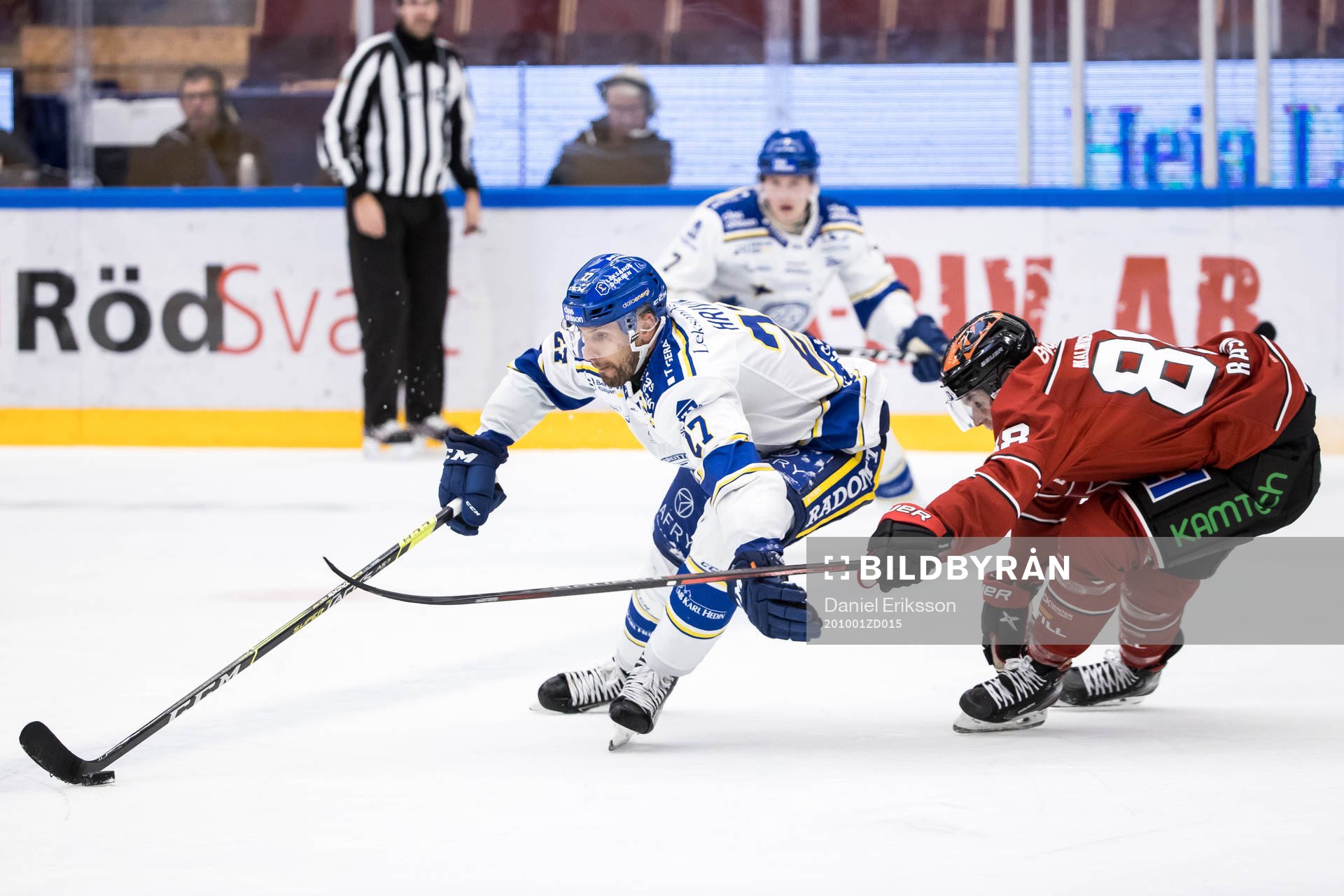 Leksands Marek Hrivík och Örebros Joonas Rask