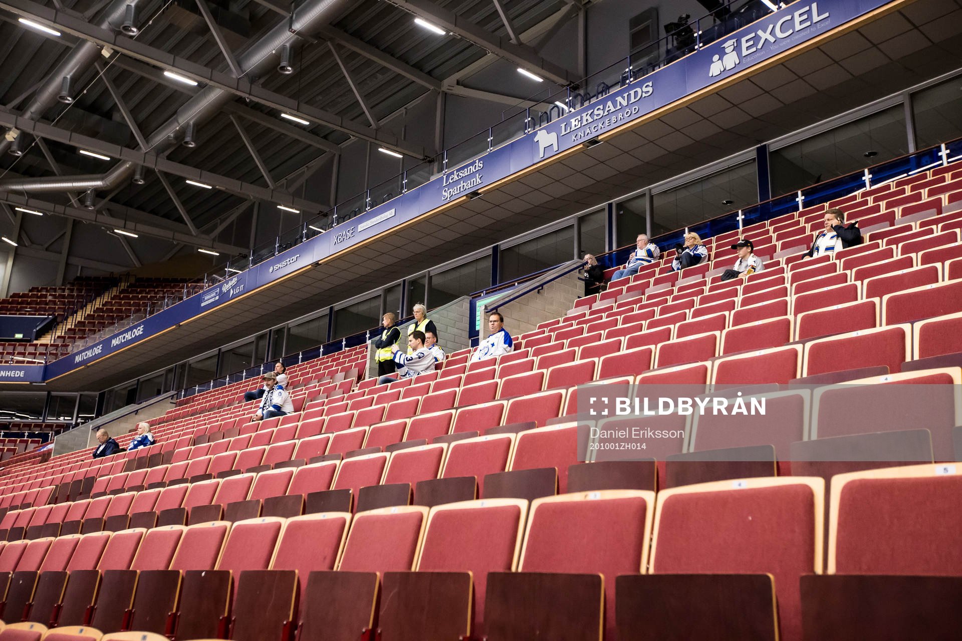 Läktare i Tegera Arena