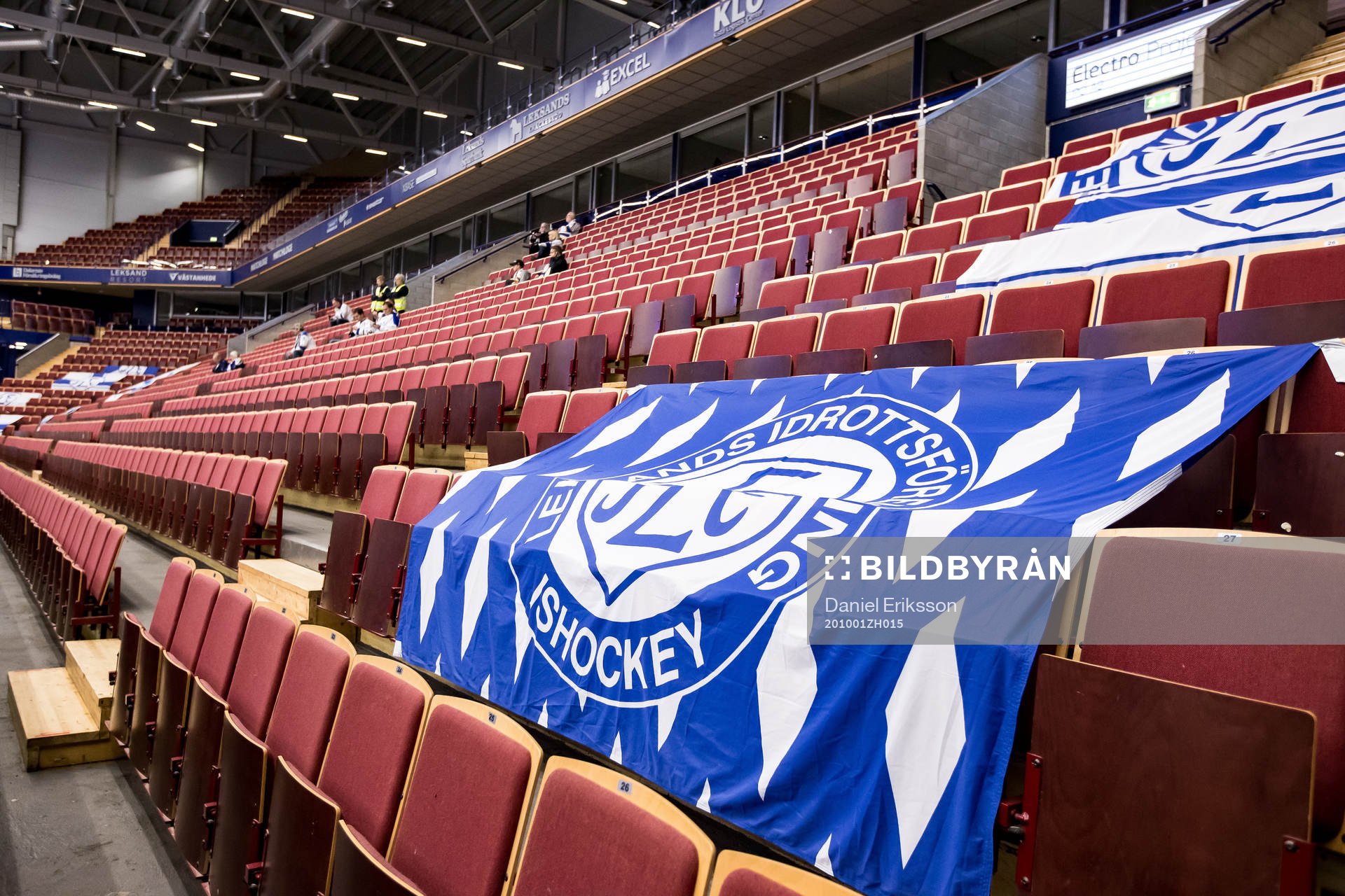 Läktare i Tegera Arena