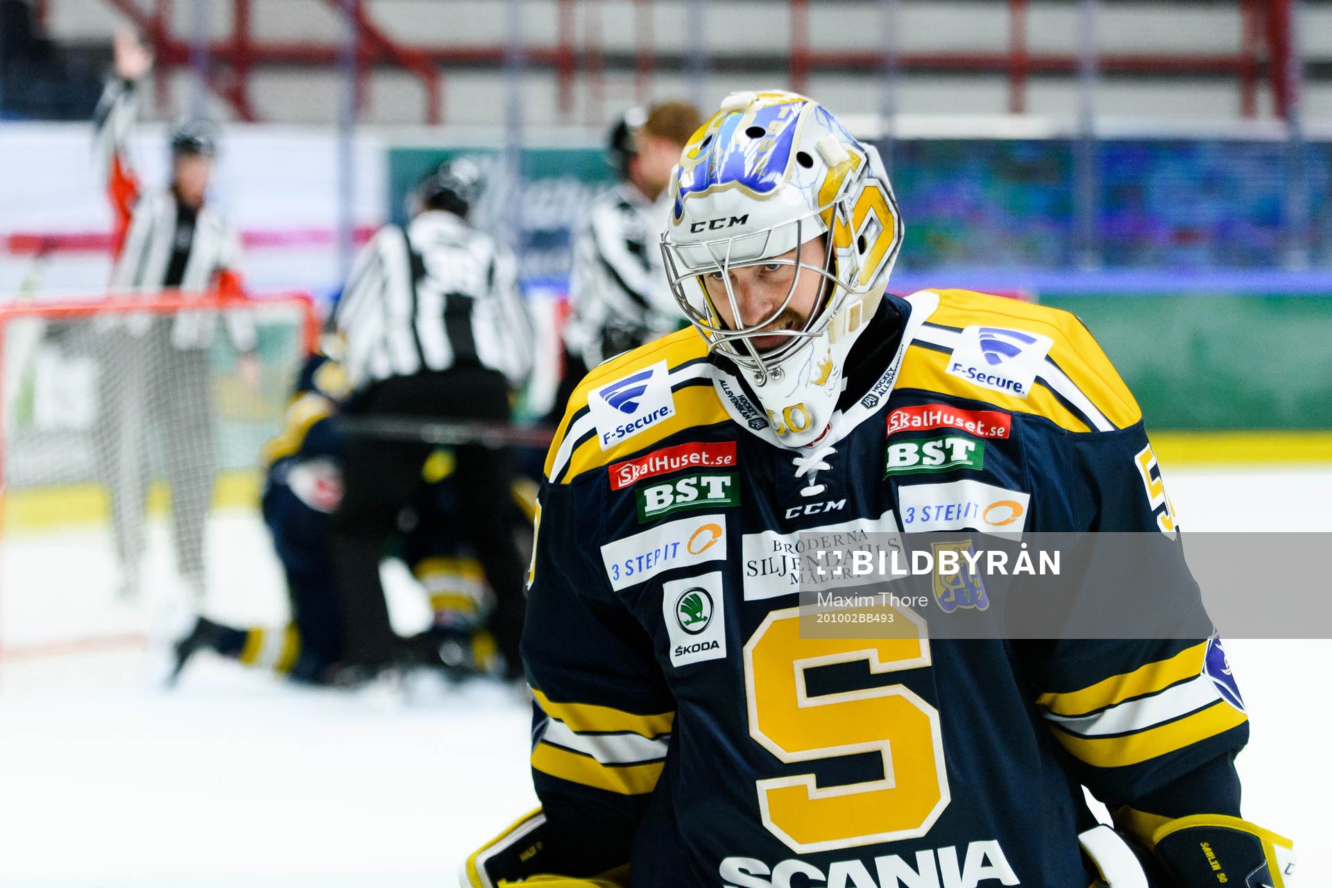 Södertäljes målvakt Alexander Sahlin