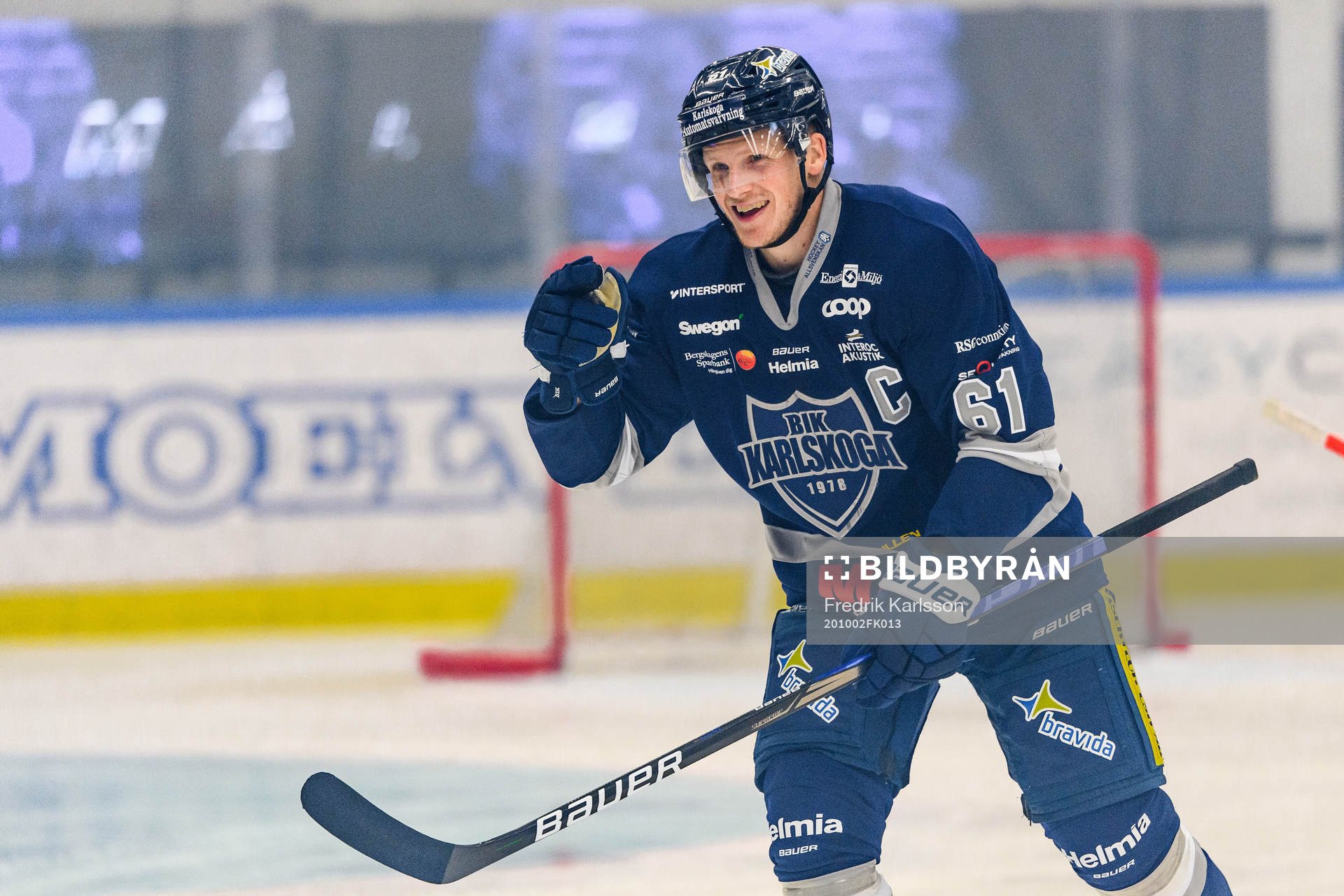 Karlskogas Mikael Eriksson jublar