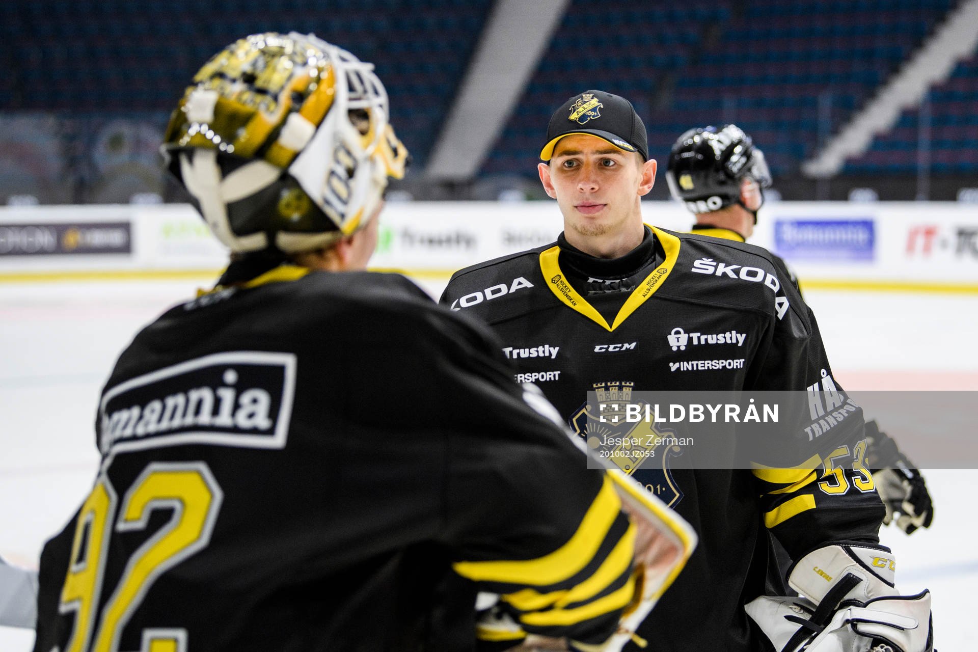 s målvakt Edvin Olofsson och målvakt Claes Endre