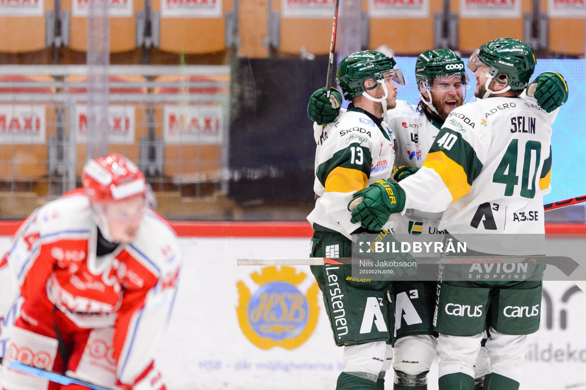 Björklövens Fredric Andersson , Alexander Wiklund och