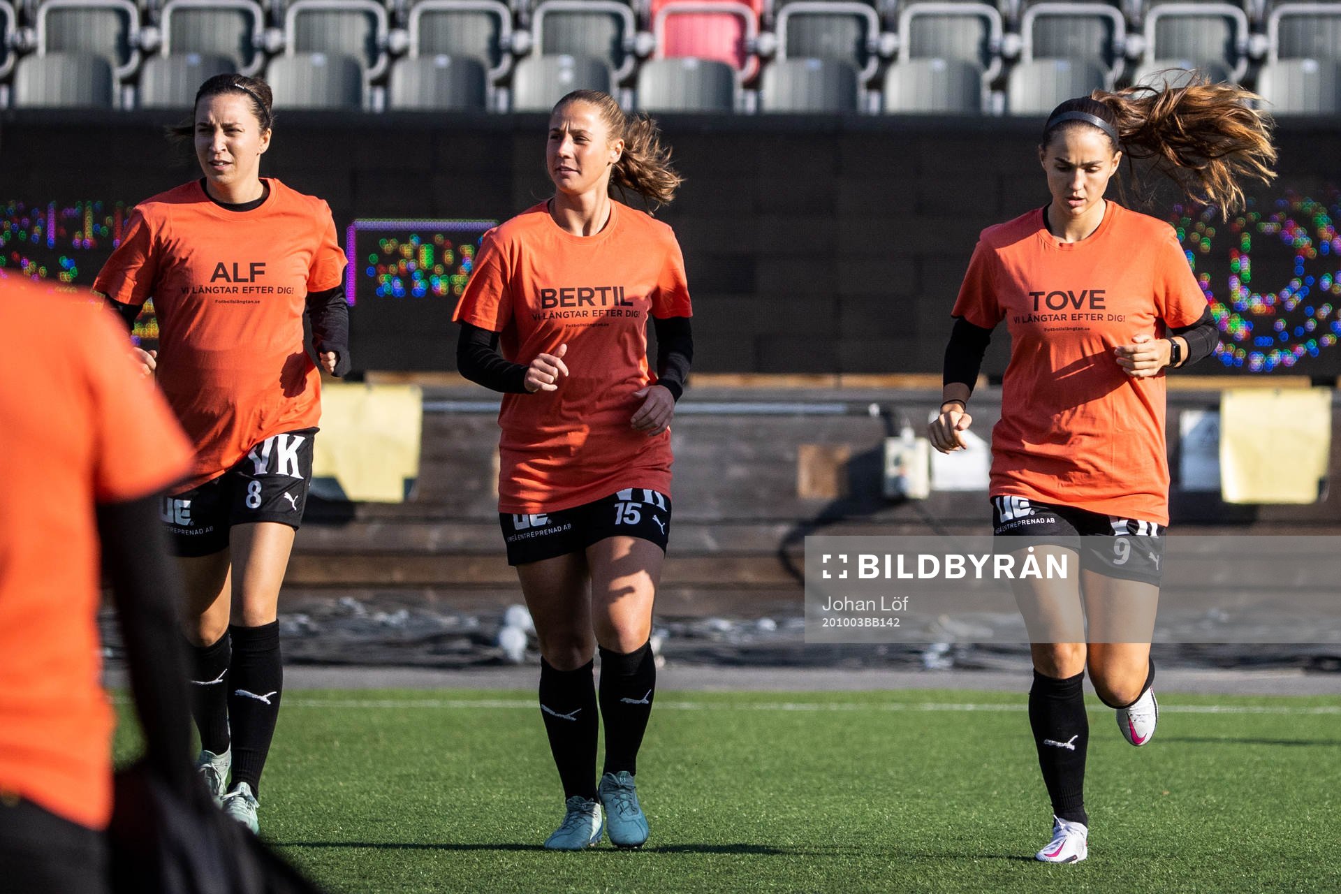 Umeås Fanny Hjelm-Rönnlund, Olivia Holm och Lova Lundin