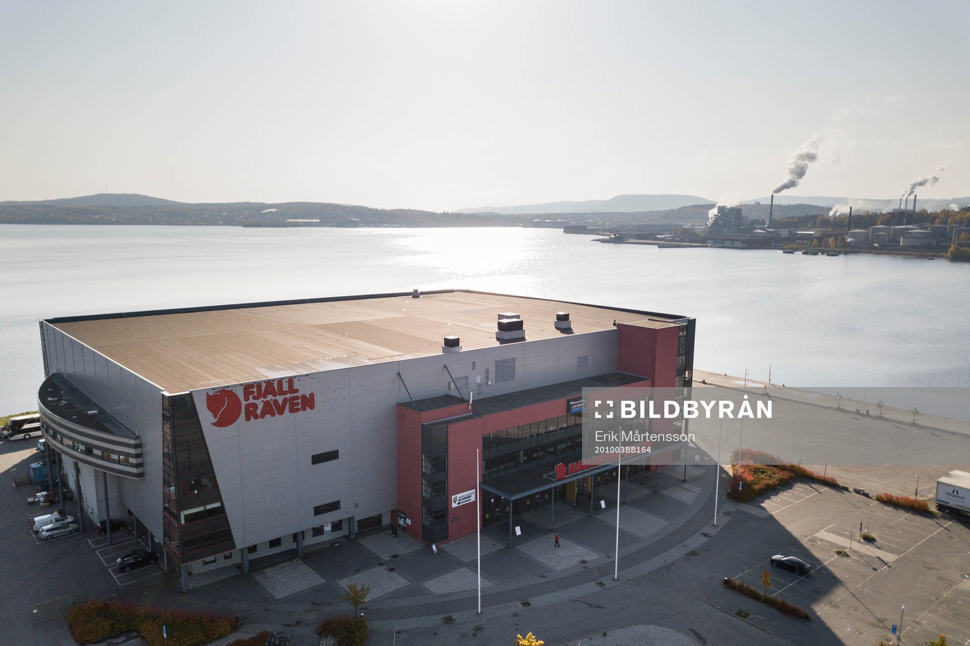 Exteriör av Fjällräven Center