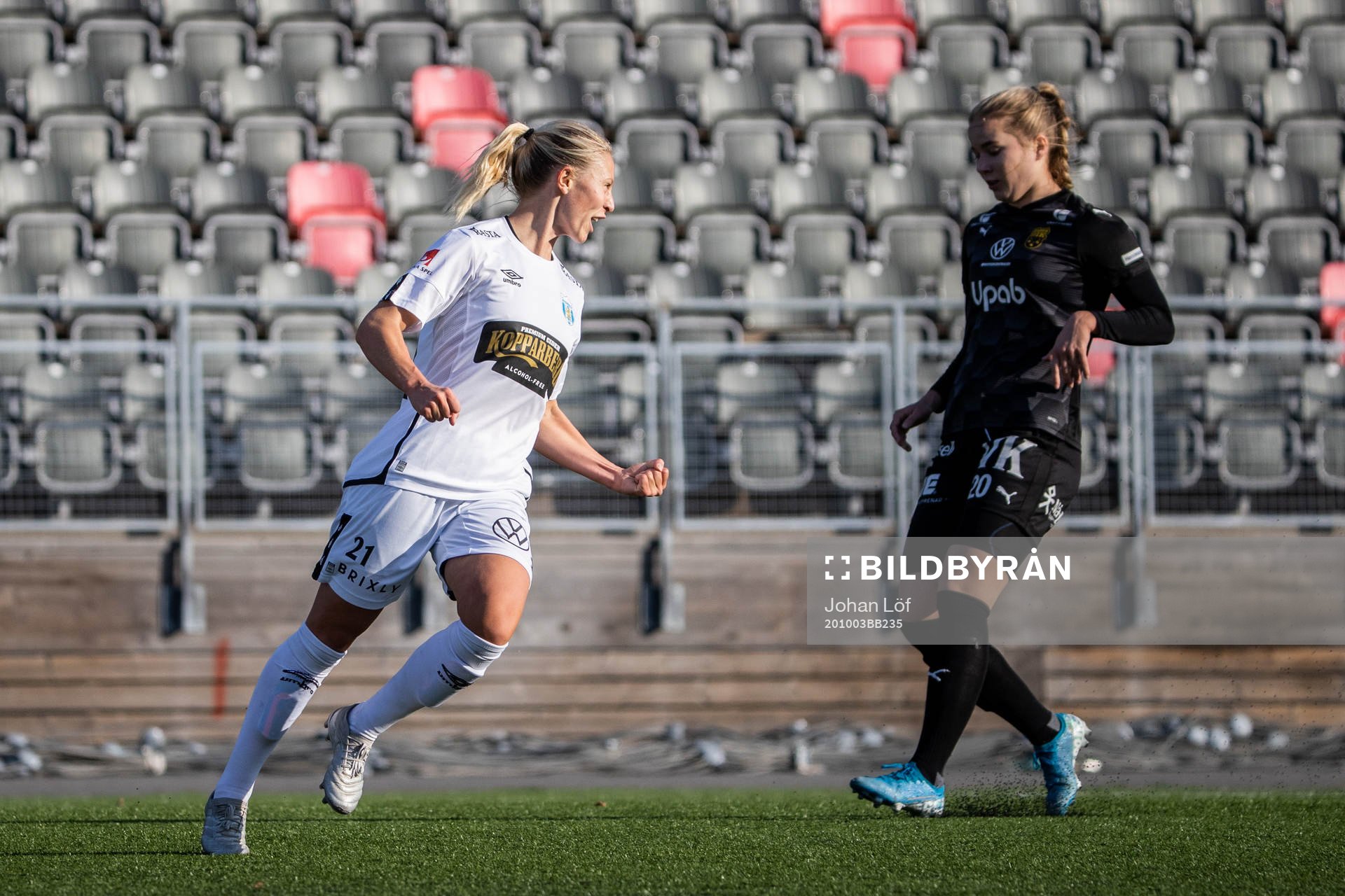 Göteborgs Rebecka Blomqvist jublar
