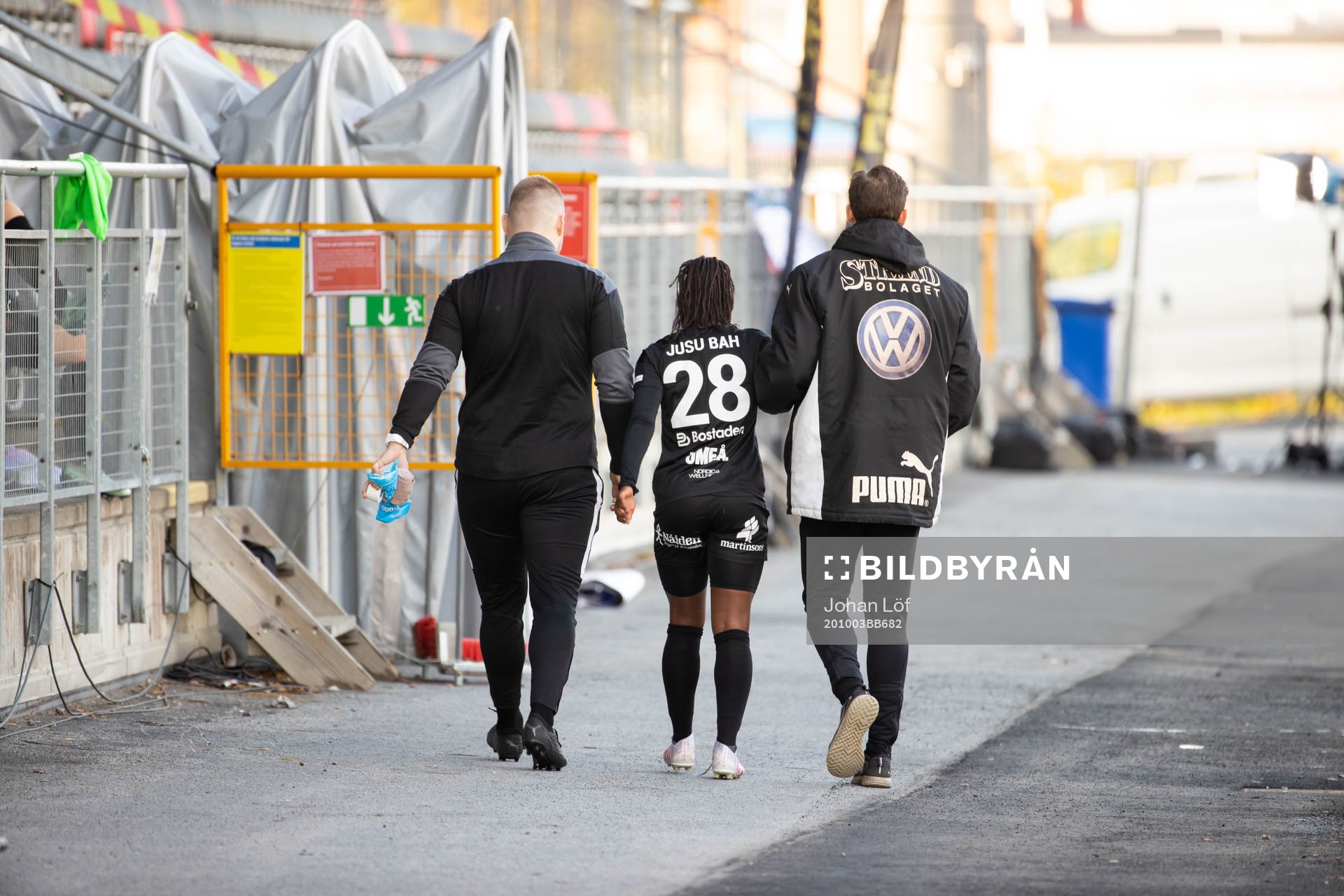 Umeås Monica Jusu Bah leds av planen