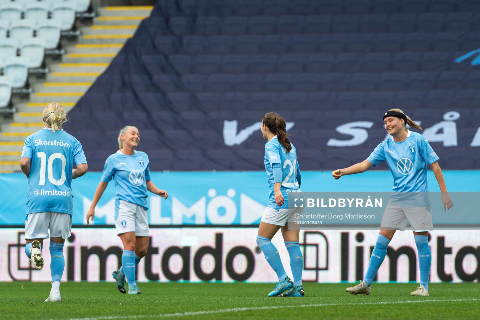 Malmö FFs Melina Skarström, Madeleine Hejde, Saga