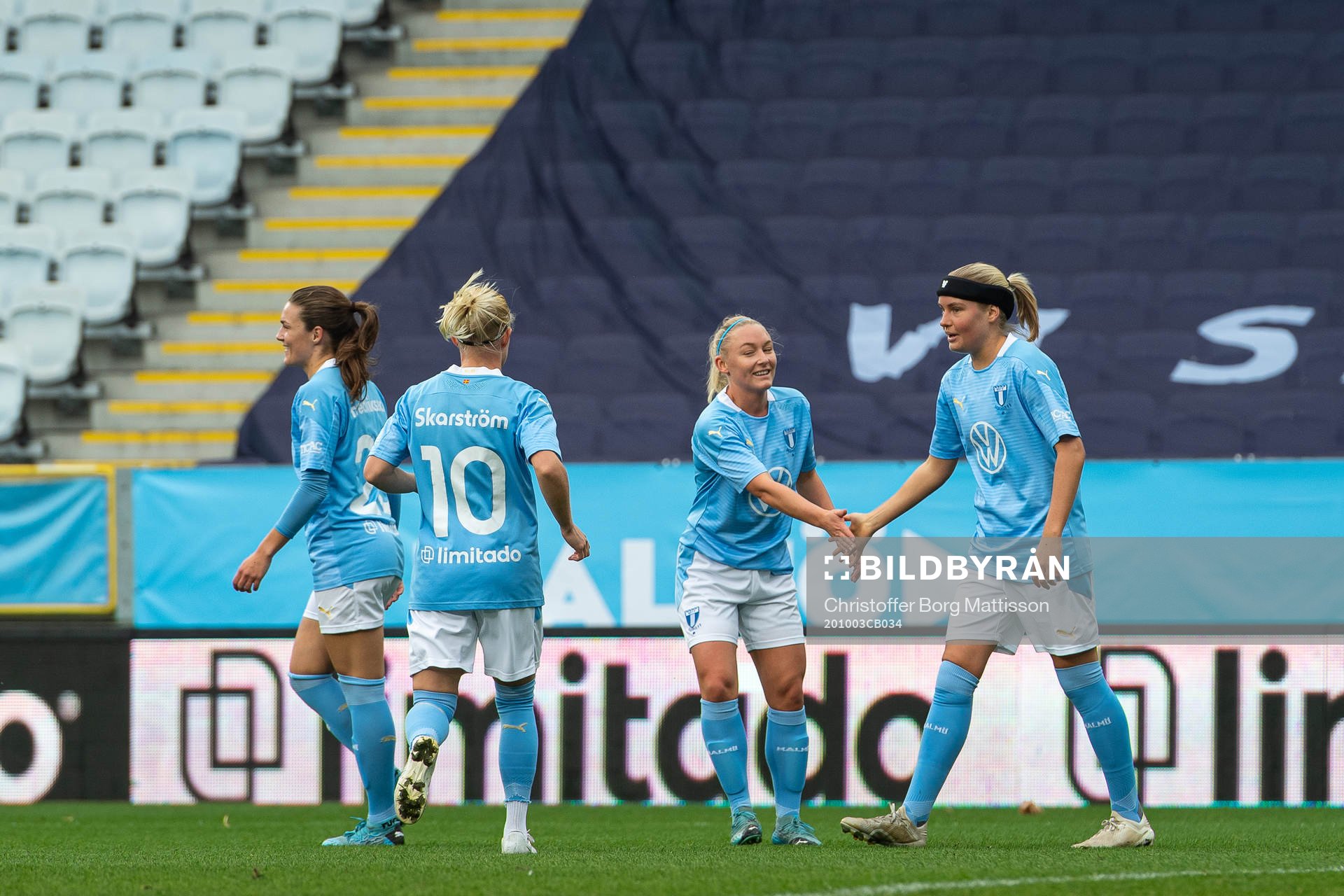 Malmö FFs Melina Skarström, Madeleine Hejde, Saga