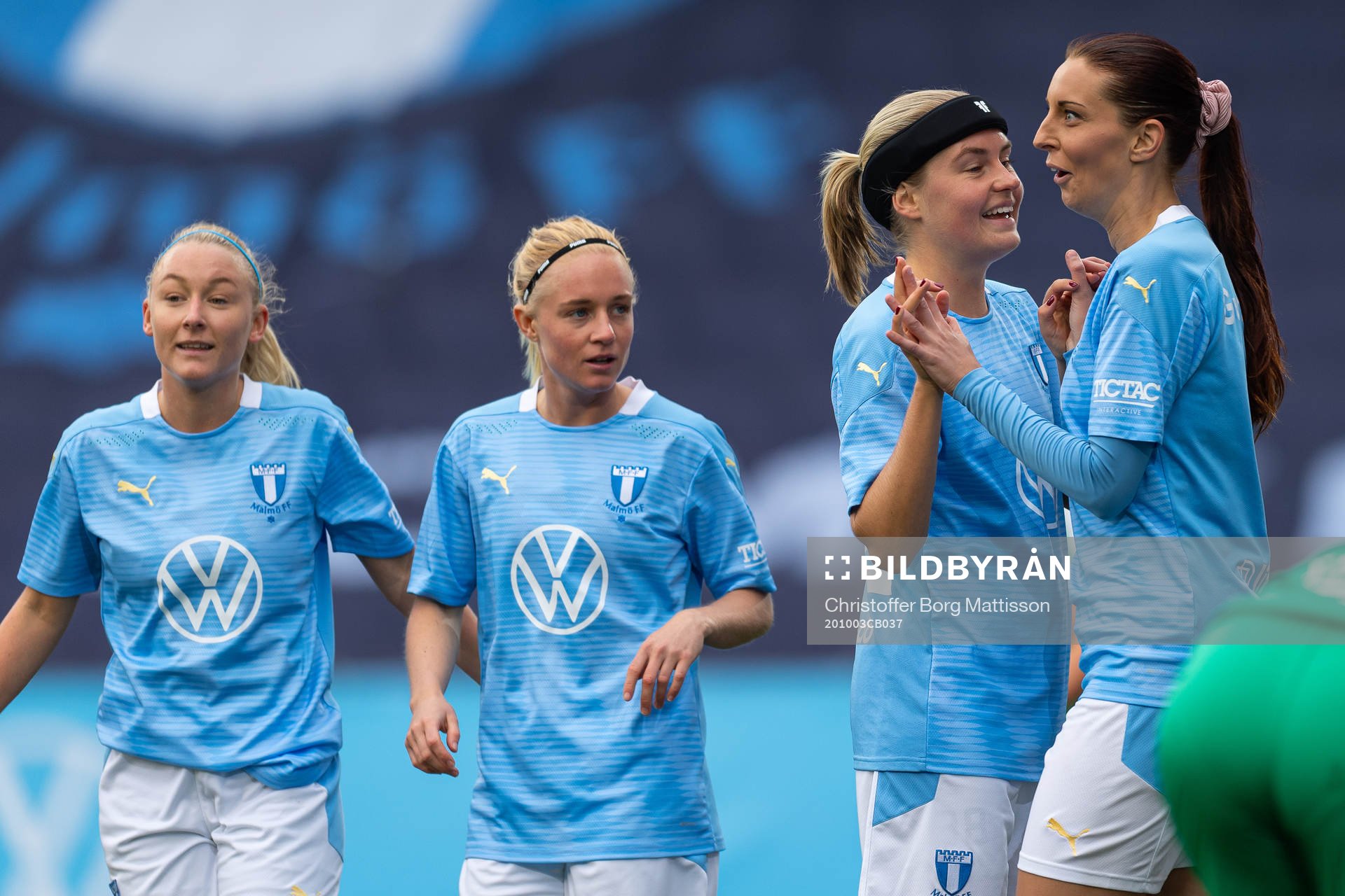Malmö FFs Malin Gunnarsson jublar