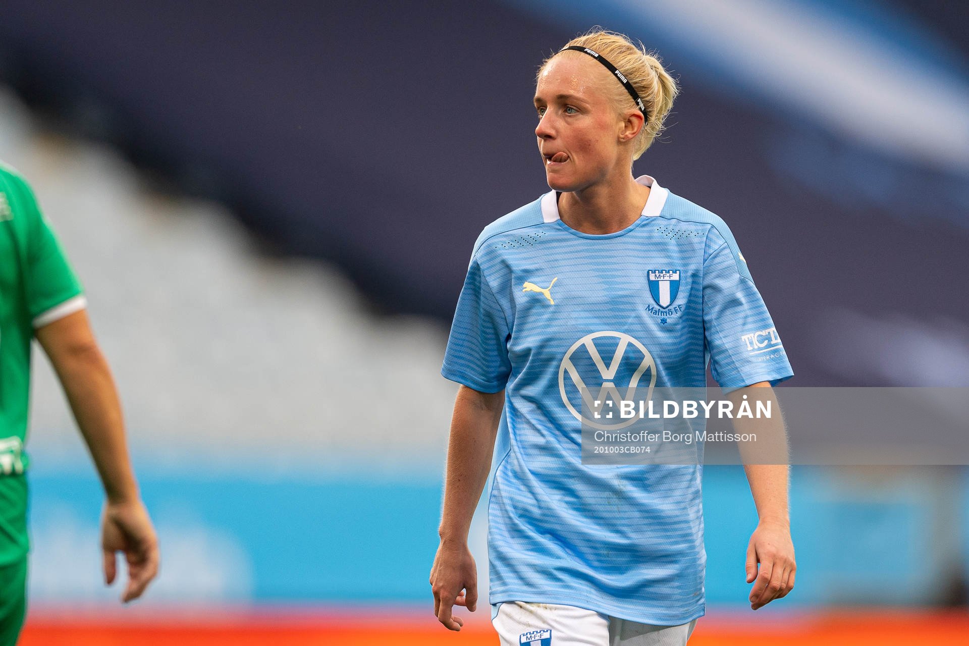 Malmö FFs Melina Skarström deppar