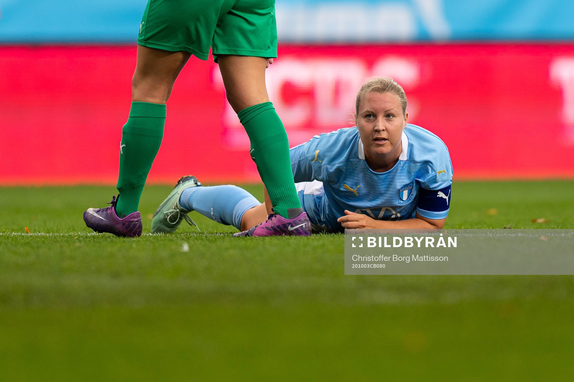 Malmö FFs Caroline Williamsdotter deppar