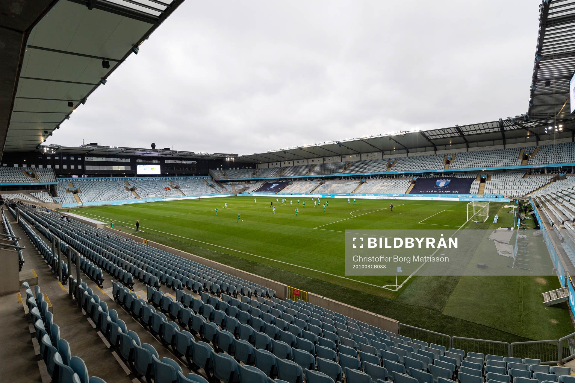 Interiör vy över Eleda Stadion