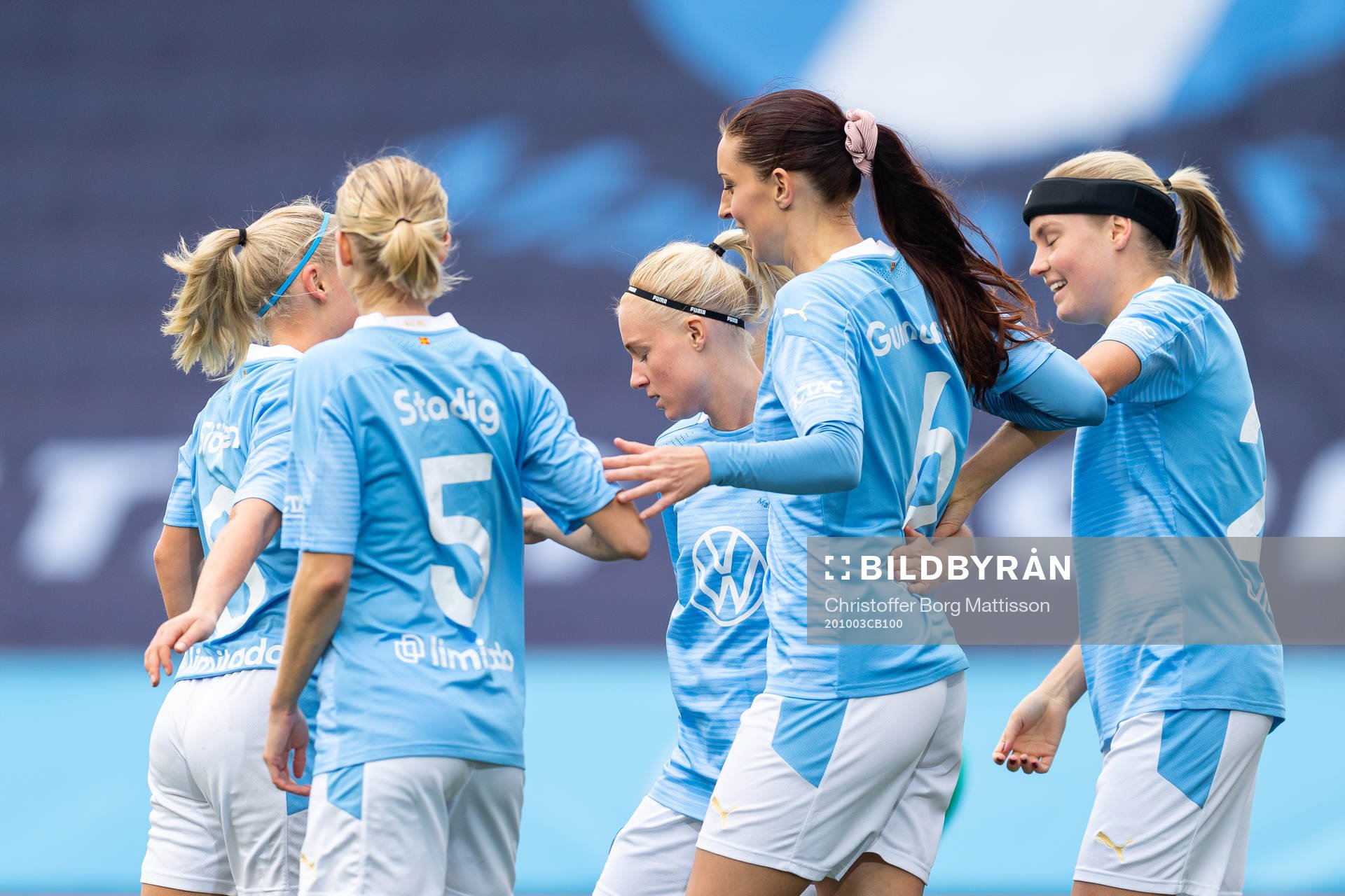 Malmö FFs spelare jublar