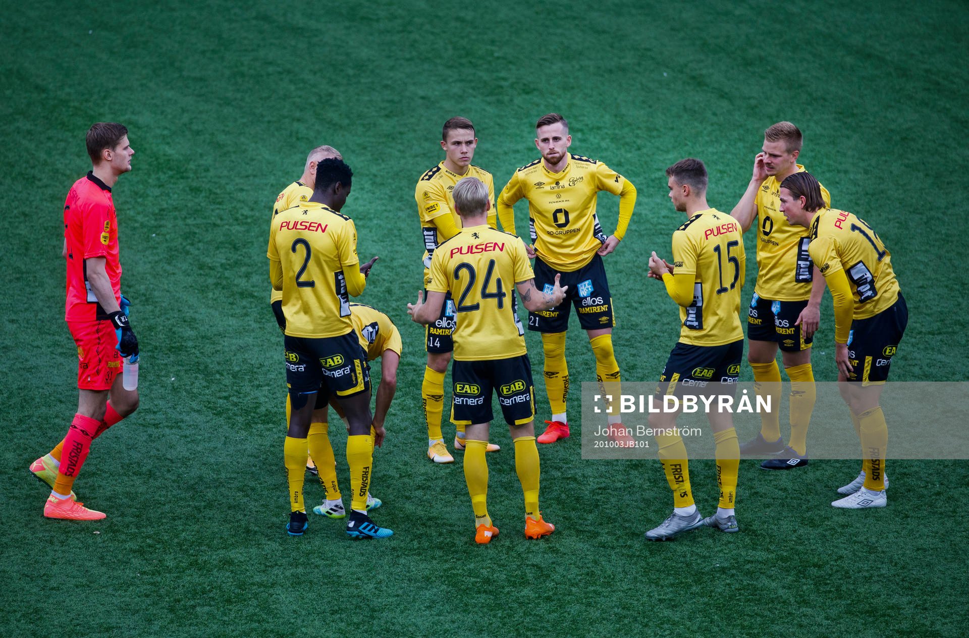 Elfsborgs Joseph Okumu, Johan Larsson och Leo Väisänen