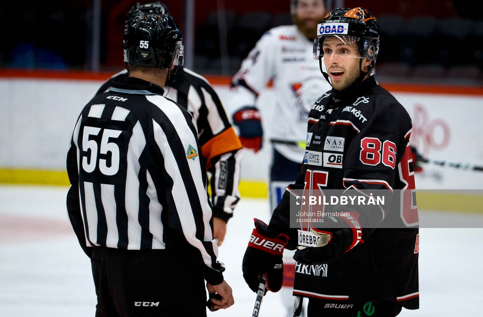 Örebros Mathias Bromé reagerar