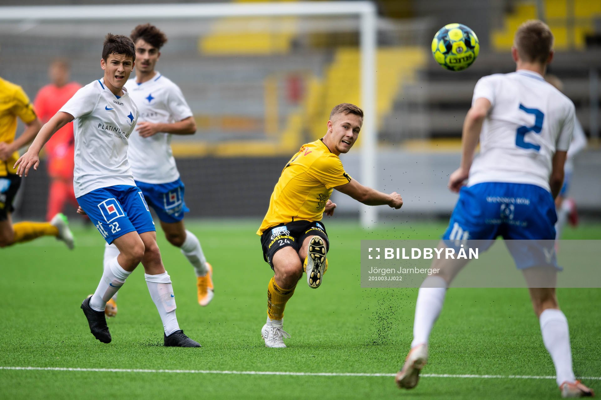 Elfsborgs Dennis Kjellberg och IFK Norrköpings Adam Kosovic