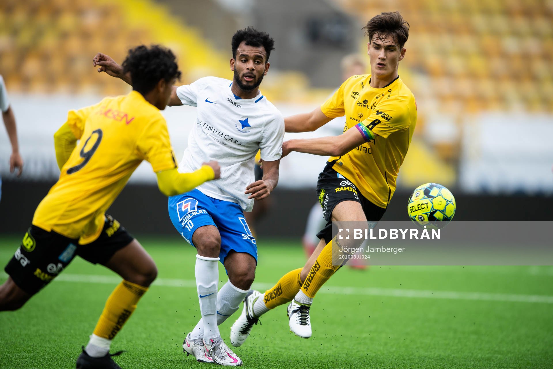 IFK Norrköpings Anas Ahmed Yusuf och Elfsborgs Amer Jusic