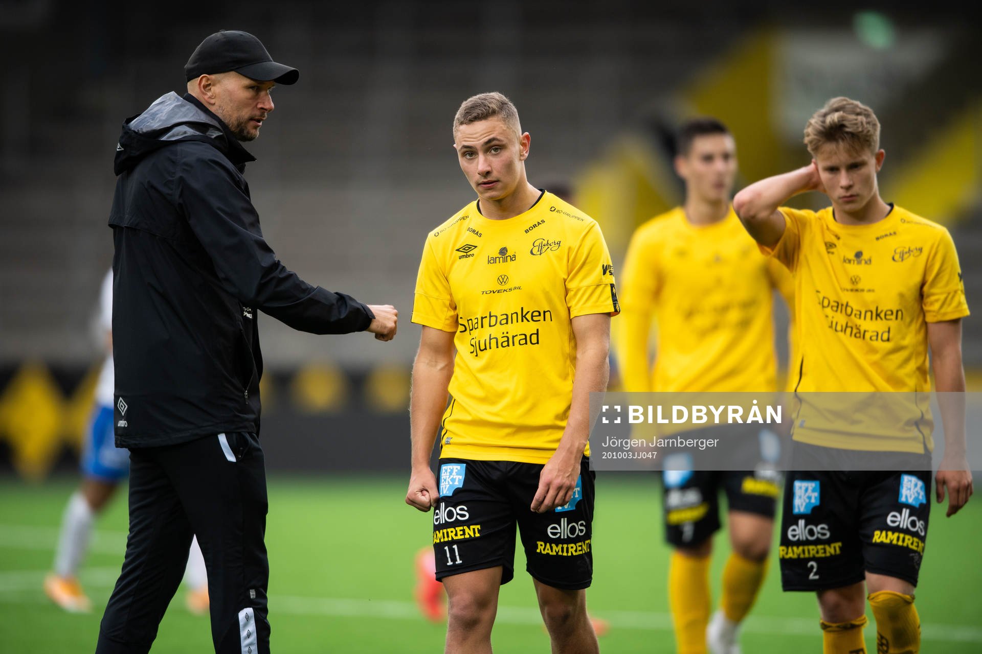 Elfsborgs spelare med Theo Lind i spetsen deppar