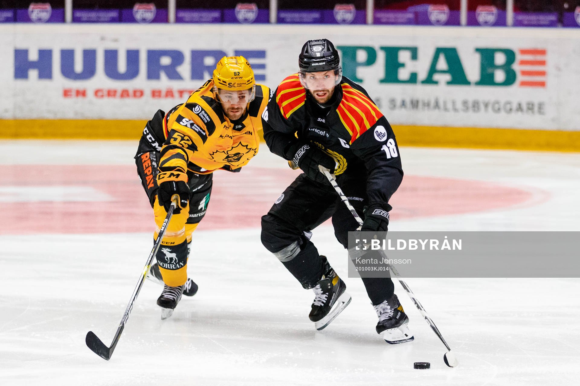 Skellefteås Arvid Lundberg och Brynäs Anton Rödin