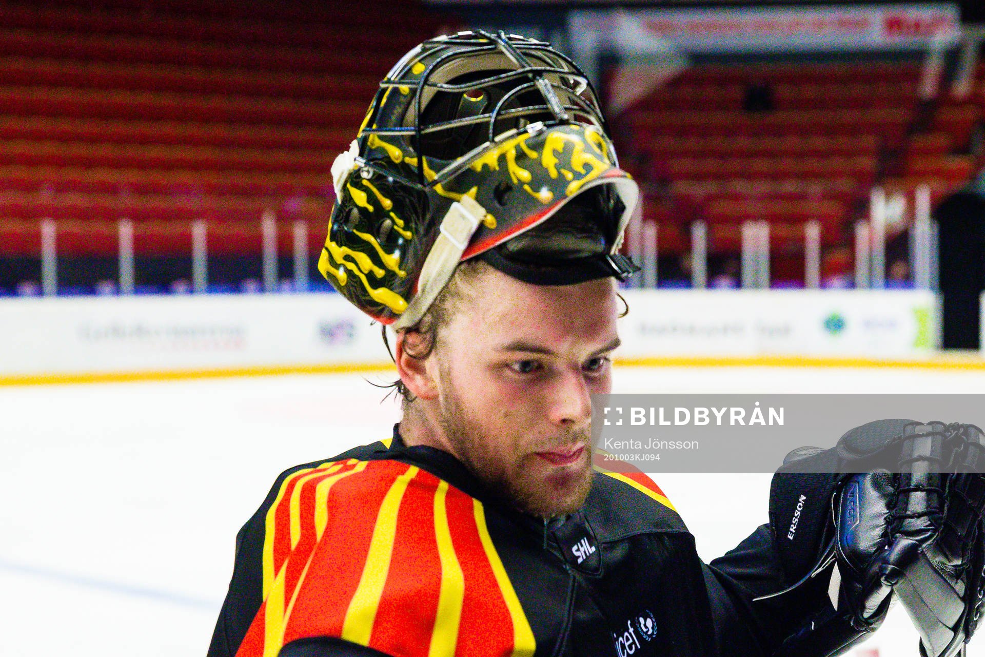 Brynäs målvakt Samuel Ersson
