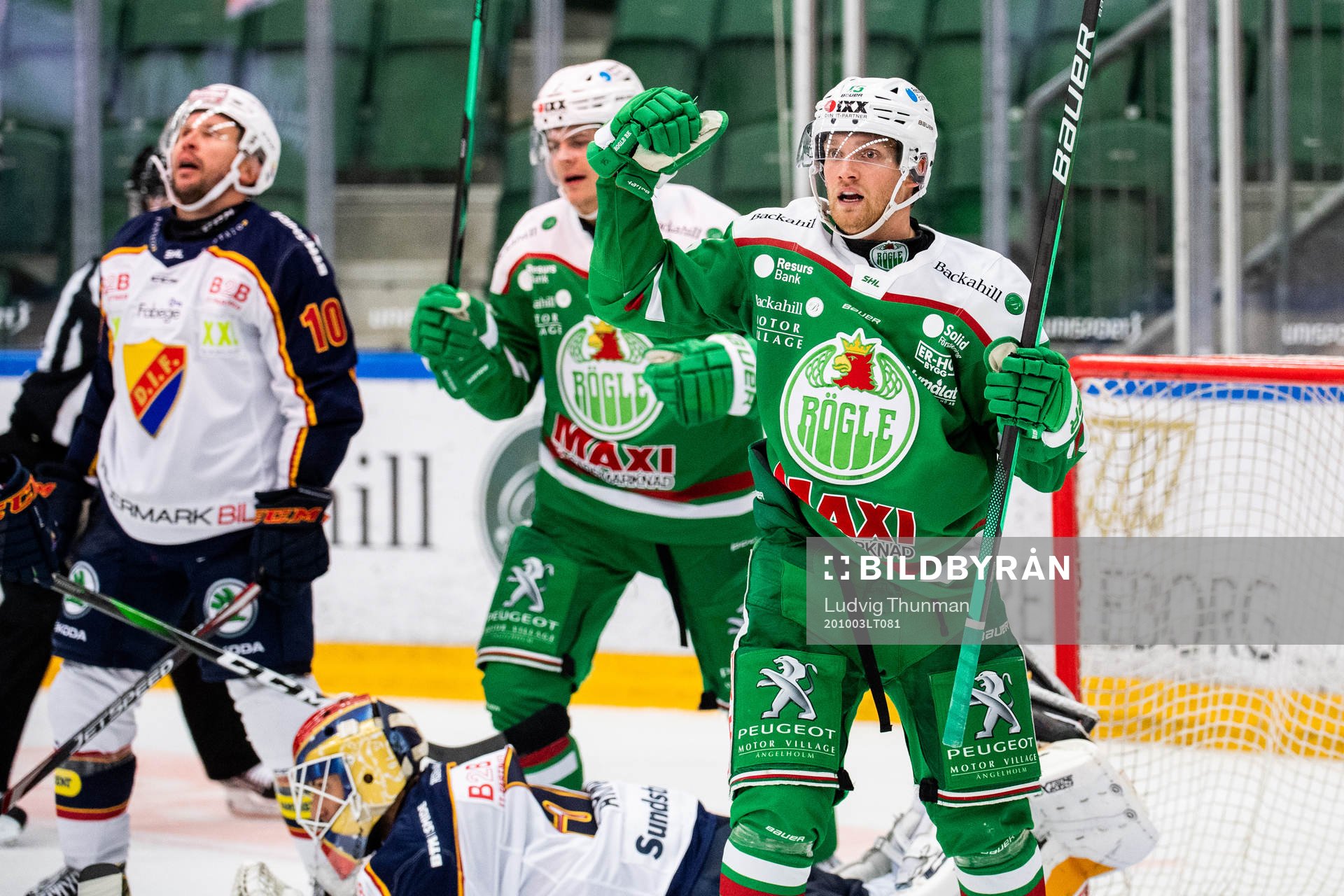 Rögles Simon Ryfors jublar