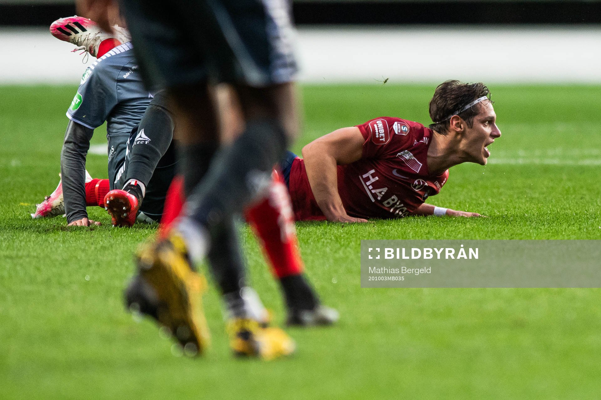Örgrytes Kevin Ackermann reagerar