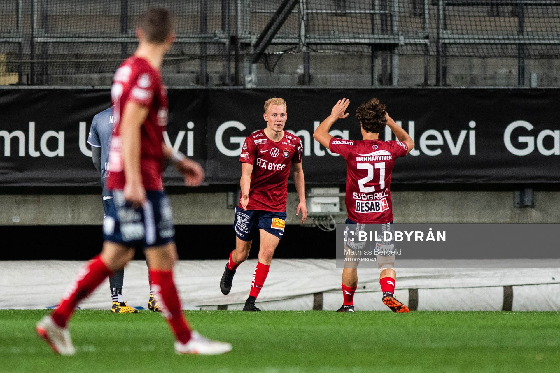 Örgrytes Adam Bergmark Wiberg jublar