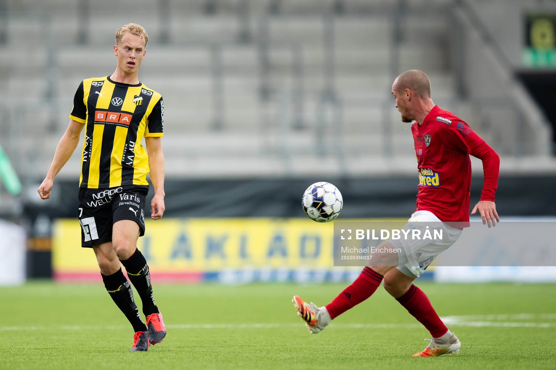 Häckens Gustav Berggren och Falkenbergs Christoffer