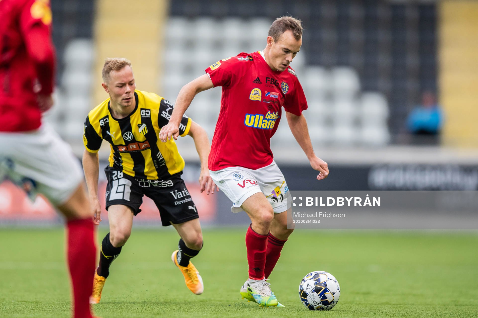 Häckens Adam Andersson och Falkenbergs Anton Wede
