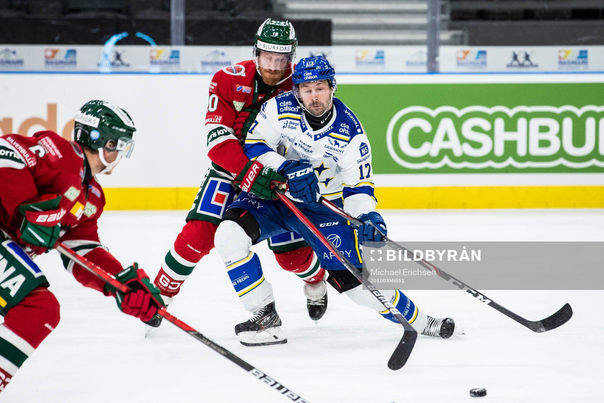 Frölundas Jens Olsson och Leksands Daniel Olsson-Trkulja