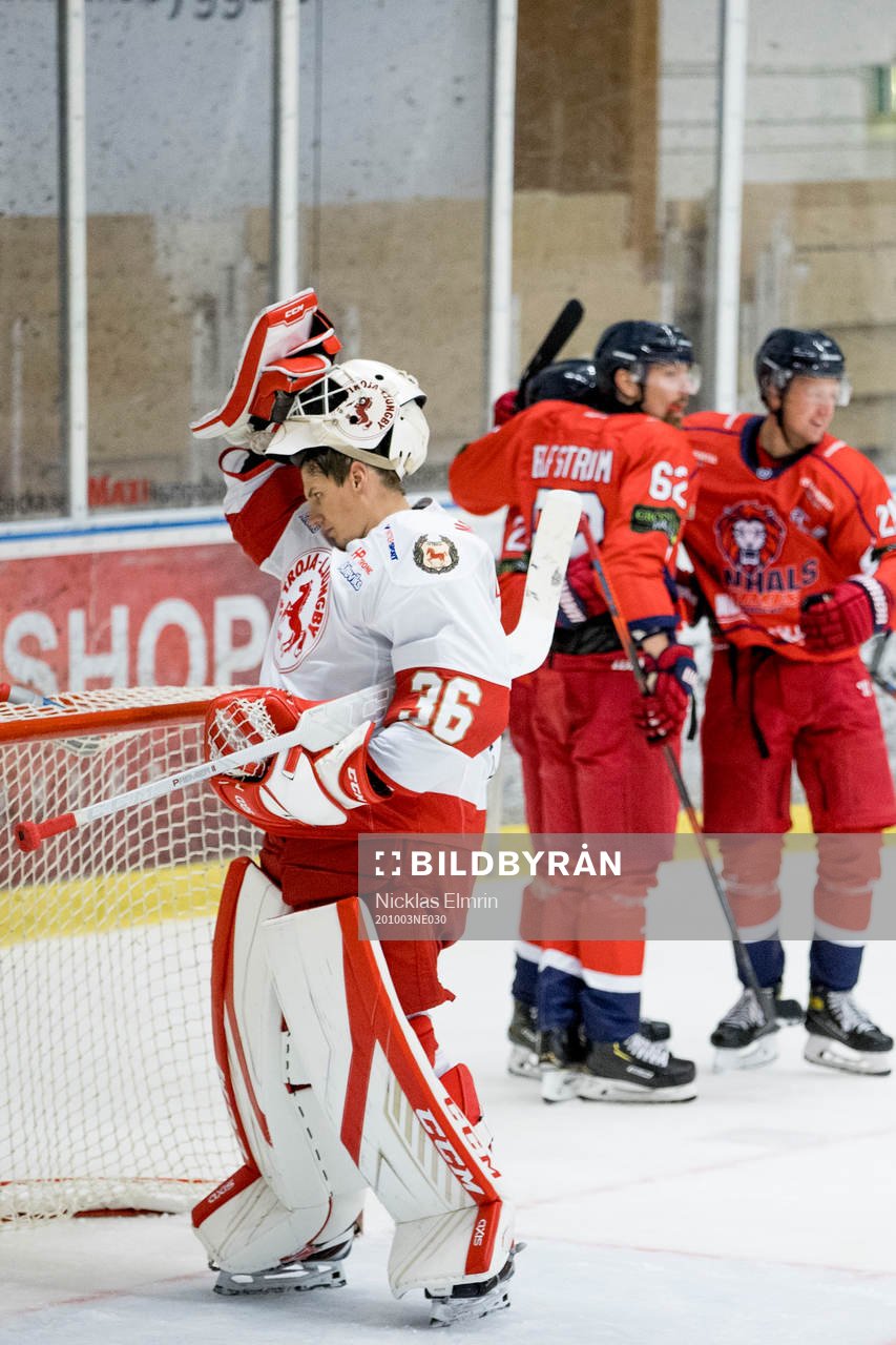 Hanhals Lukas Wahlberg, Filip Persson och Mattias Elfström