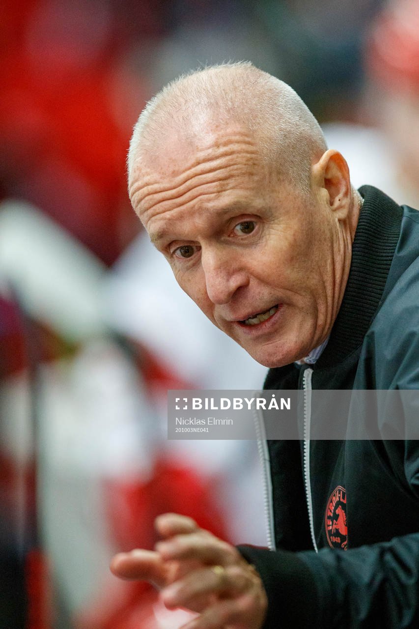 Troja Ljungbys Troja Ljungbys tränare Roger Forsberg